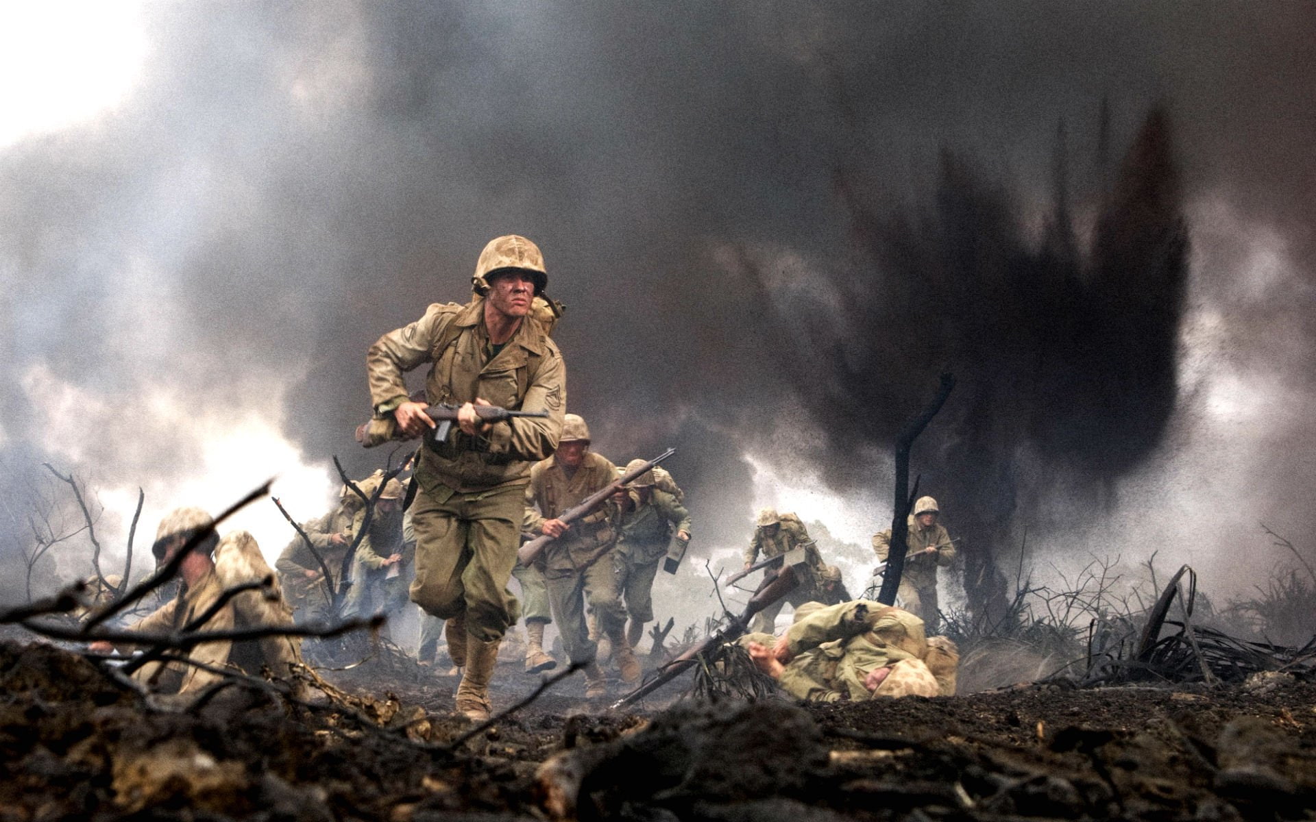 series, wwll, military, drama, pacific, hbo, 1080P, war, action, adventure, HD Wallpaper