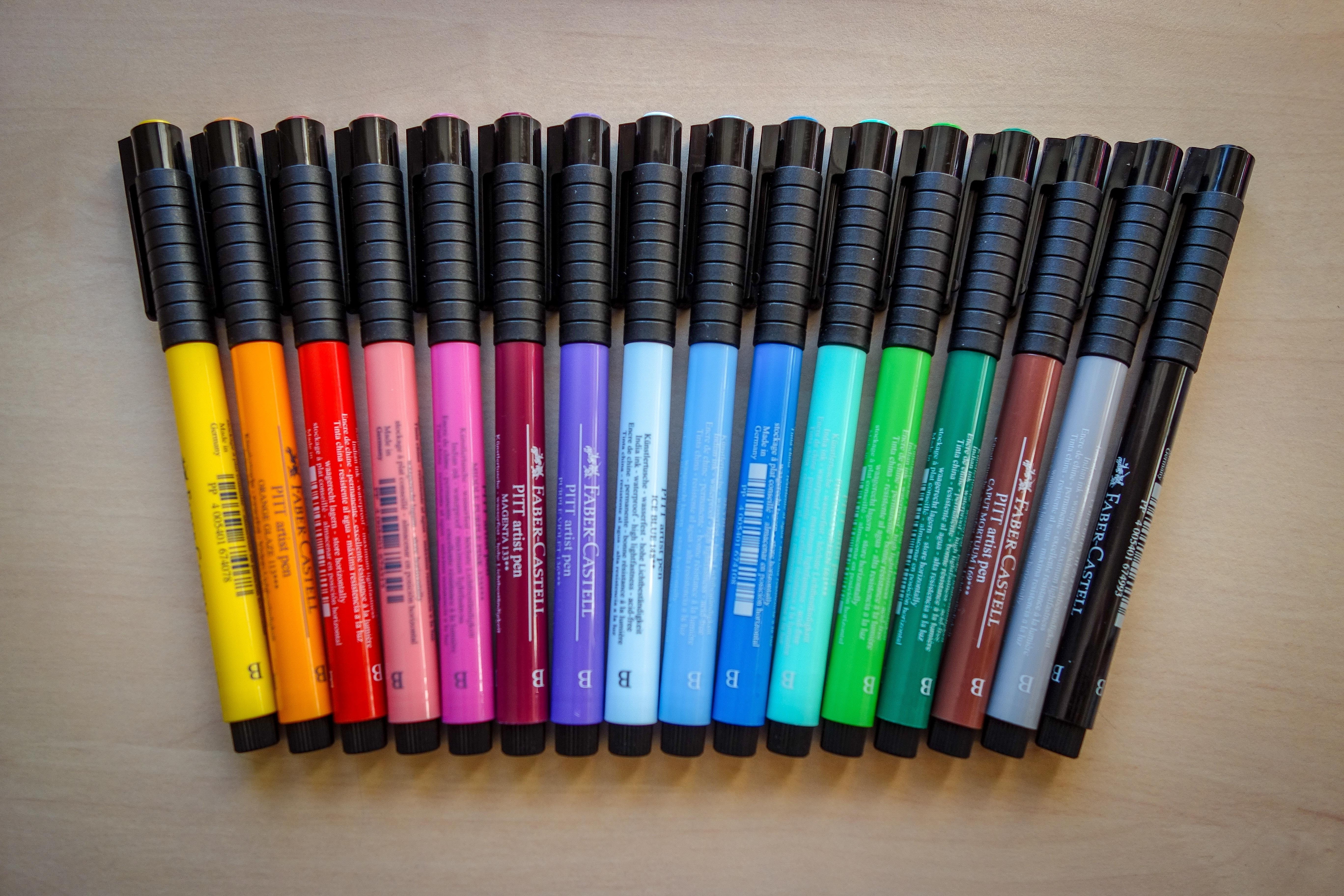 school, creativity, pencil, paint, brush pens, crayons, paint brush, order, art, painting, no people, choice, still life, color, art and craft equipment, HD Wallpaper