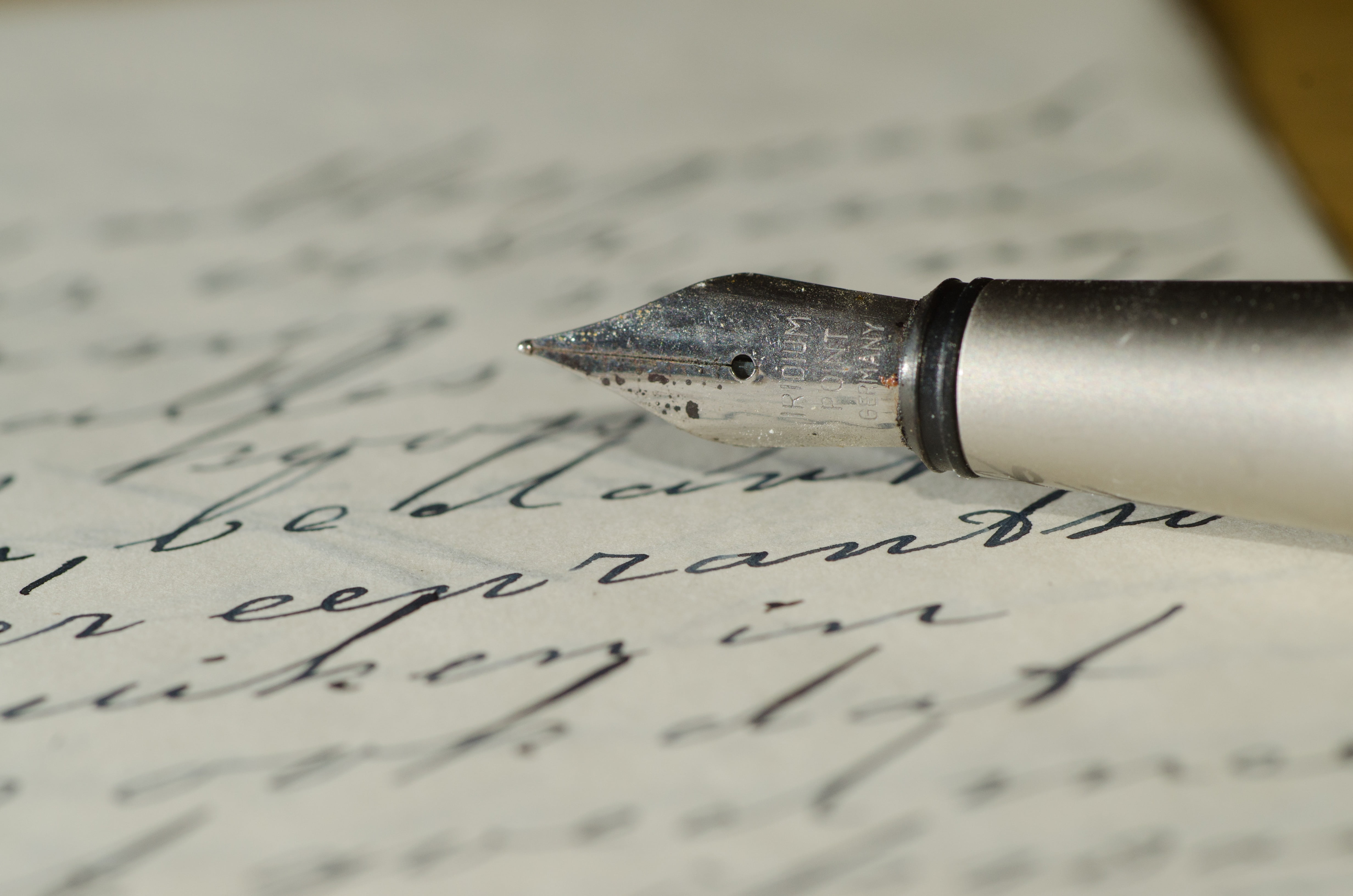 old, antique, close-up, paper, 4K, handwriting, note pad, no people, gray, family letters, letter, communication, writing, written, printer, pen, correspondence, HD Wallpaper