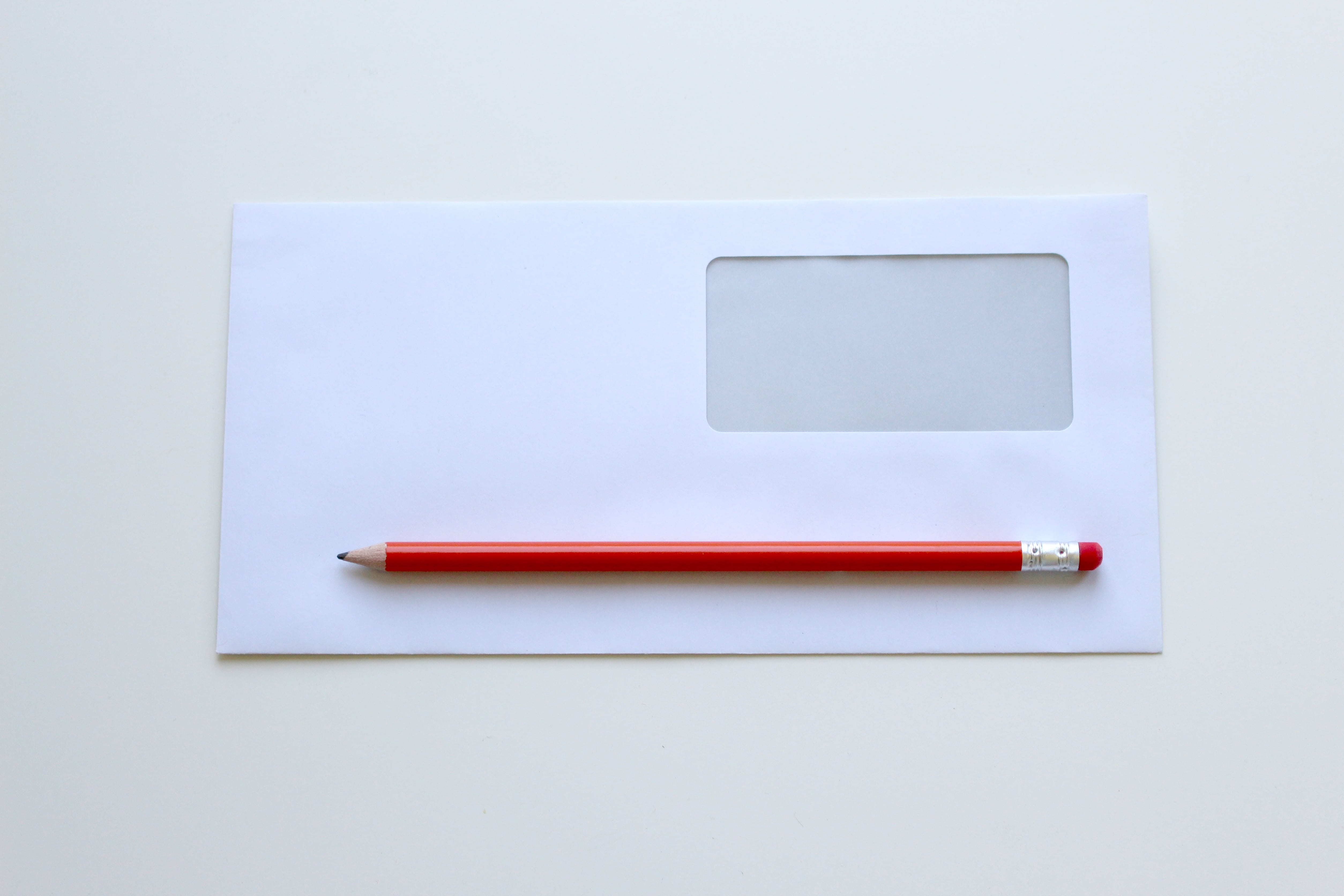 post, airmail, mailing, white color, studio shot, amount of paper, technology, no people, still life, leave, pencils, message, directly above, note pad, HD Wallpaper