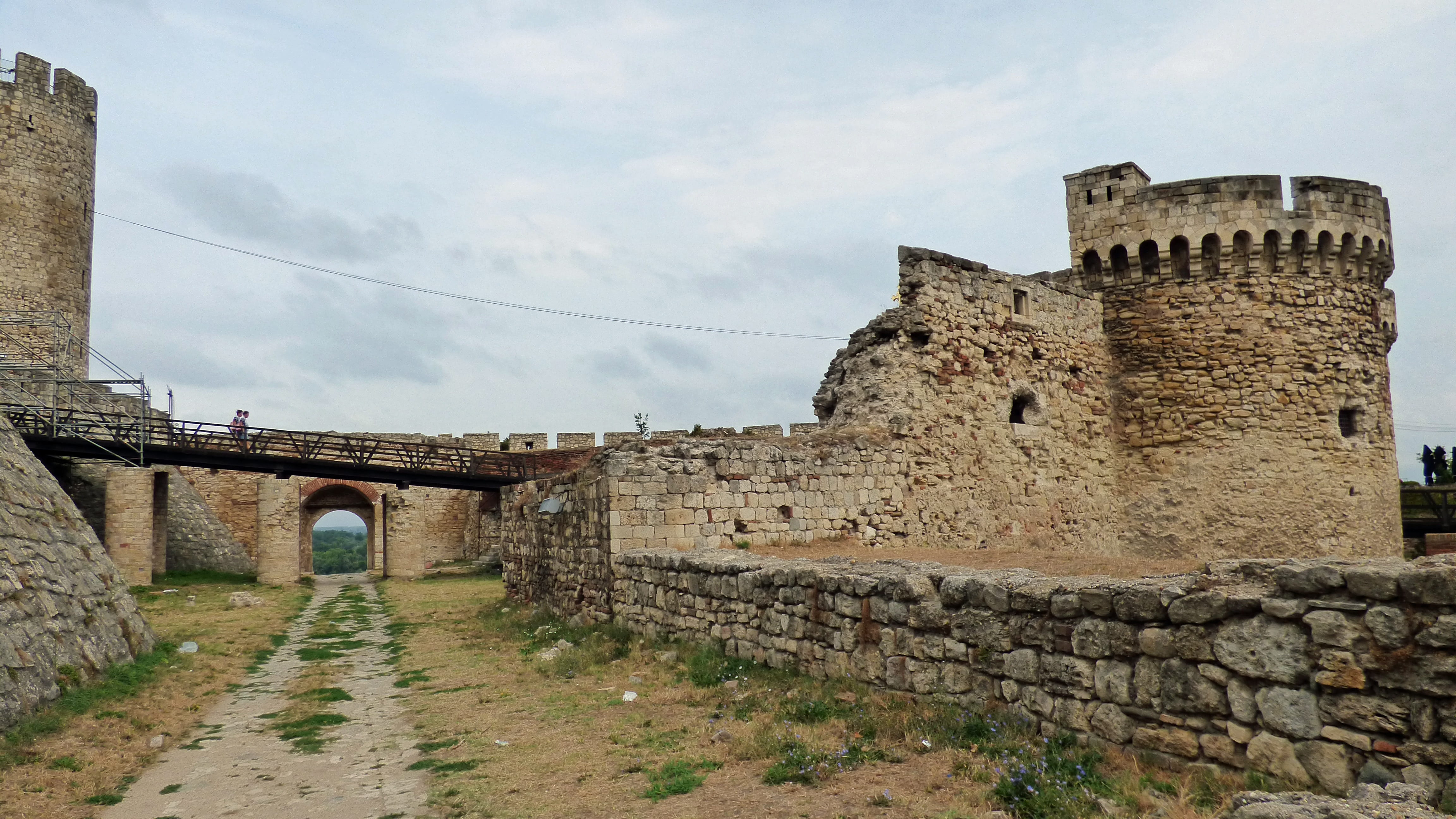 the past, ancient, day, travel, ruined, outdoors, building, serbia, wall, architecture, kalemegdan, park, arch, building exterior, tourism, fortress, castle, HD Wallpaper