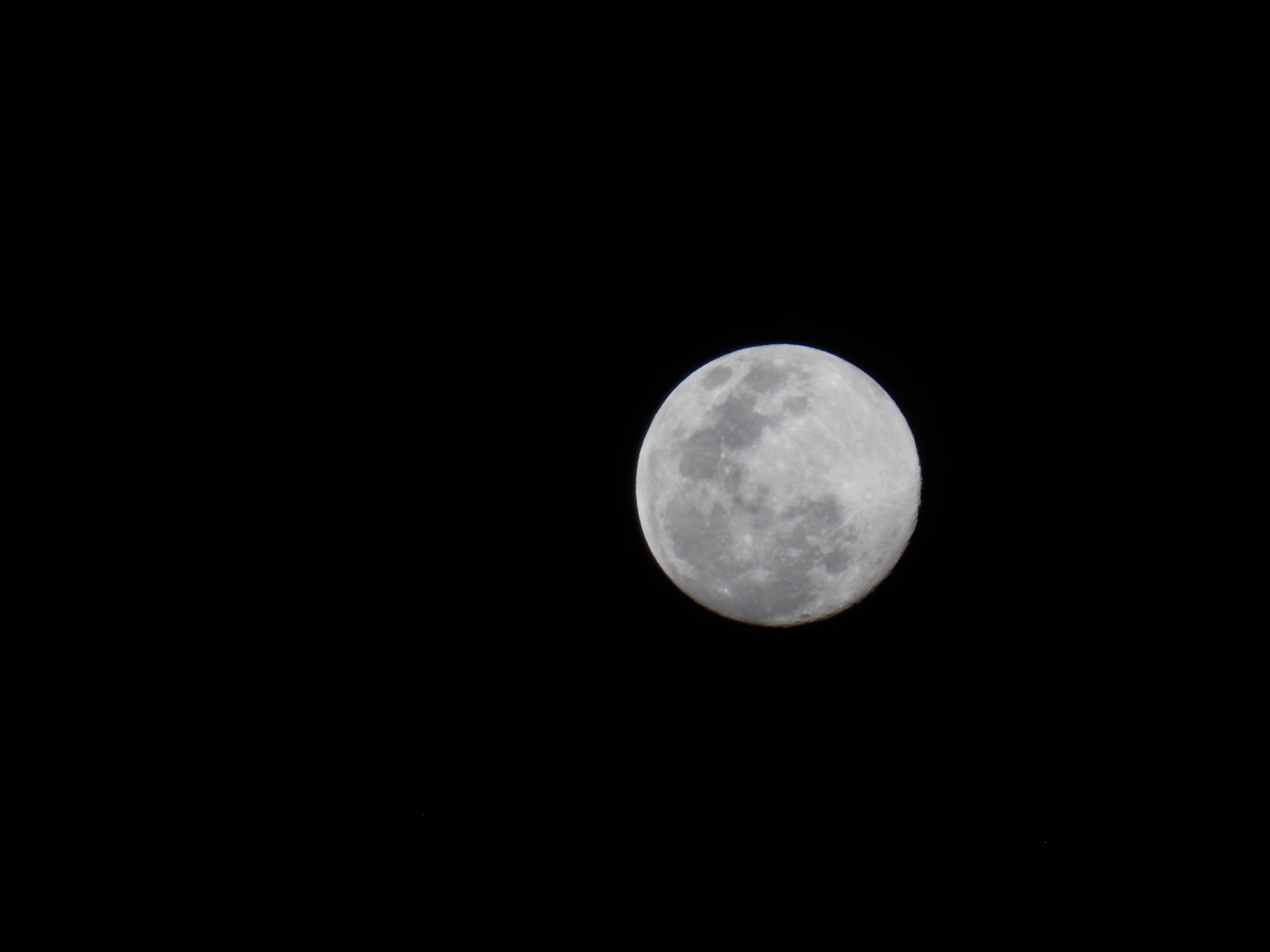 planetary moon, dark, astronomy, moon surface, beauty in nature, outdoors, clear sky, sky, low angle view, moonlight, scenics - nature, tranquility, circle, HD Wallpaper
