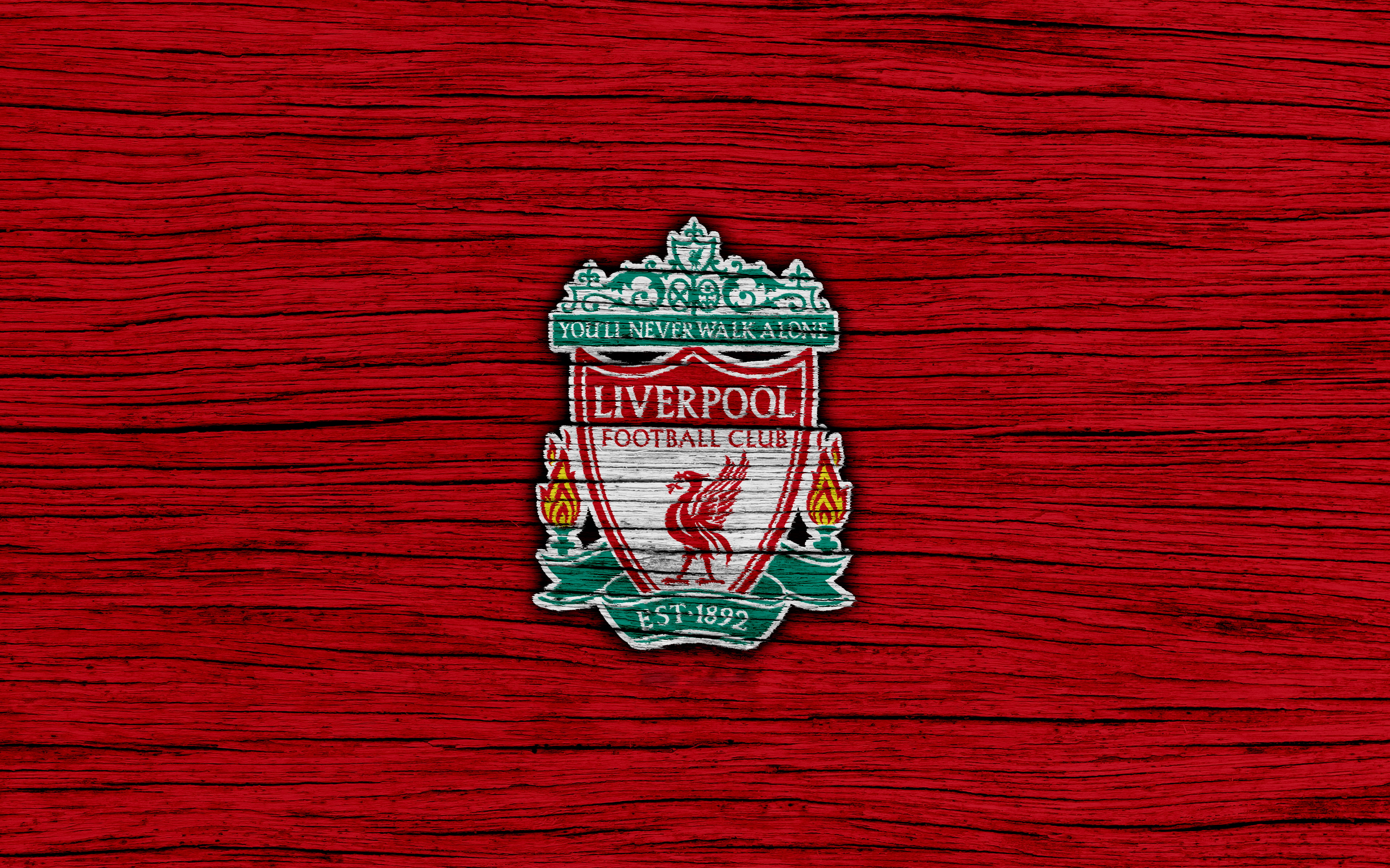 Soccer, Logo, 4K, Liverpool F.C., English, HD Wallpaper