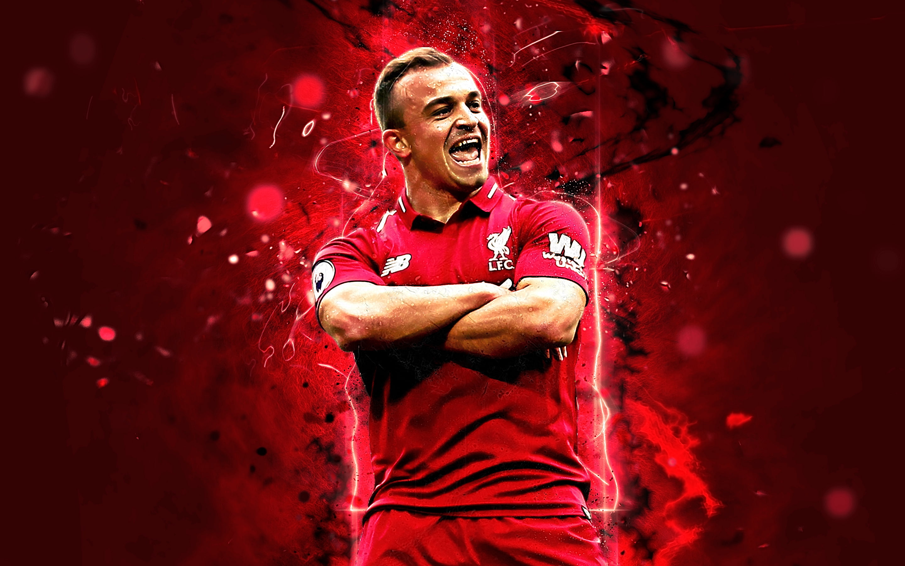 Swiss, Soccer, Xherdan Shaqiri, 2K, Liverpool F.C., HD Wallpaper