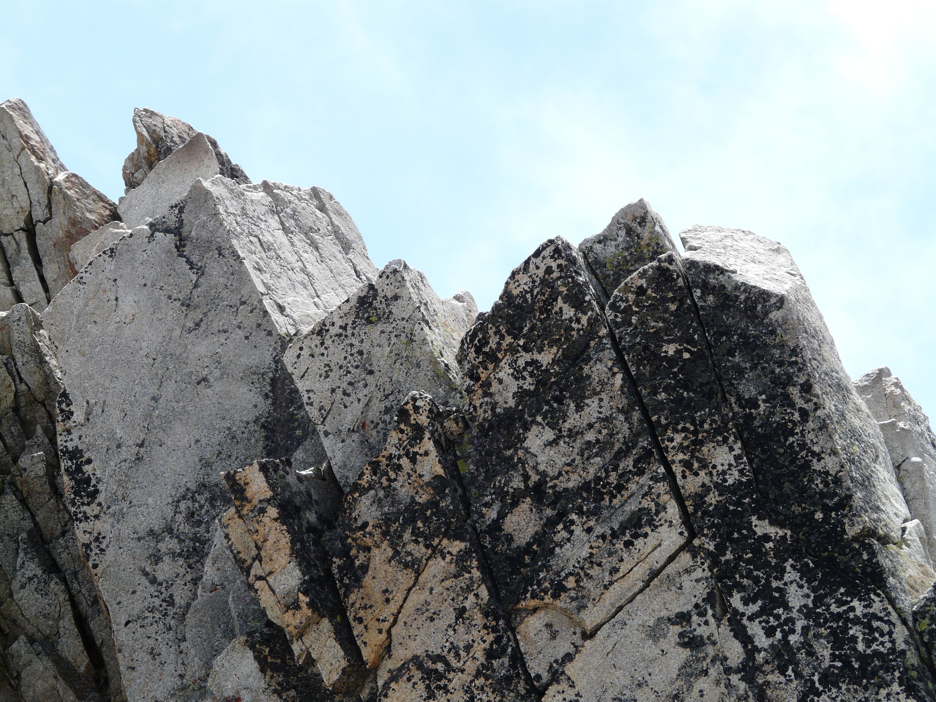 rock - object, day, pico de aneto, nature, rough, tree, close-up, stone, sky, solid, no people, rock, 2K, outdoors, aneto, stack, textured, low angle view, HD Wallpaper