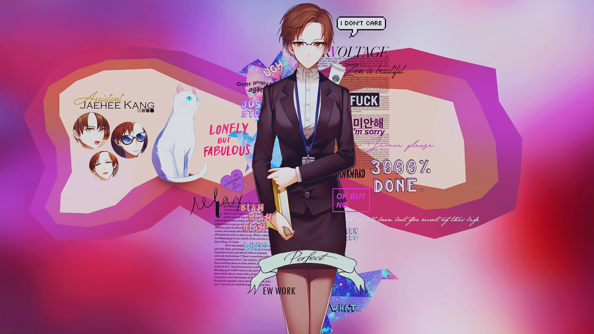Anime, 1080P, Mystic Messenger, HD Wallpaper