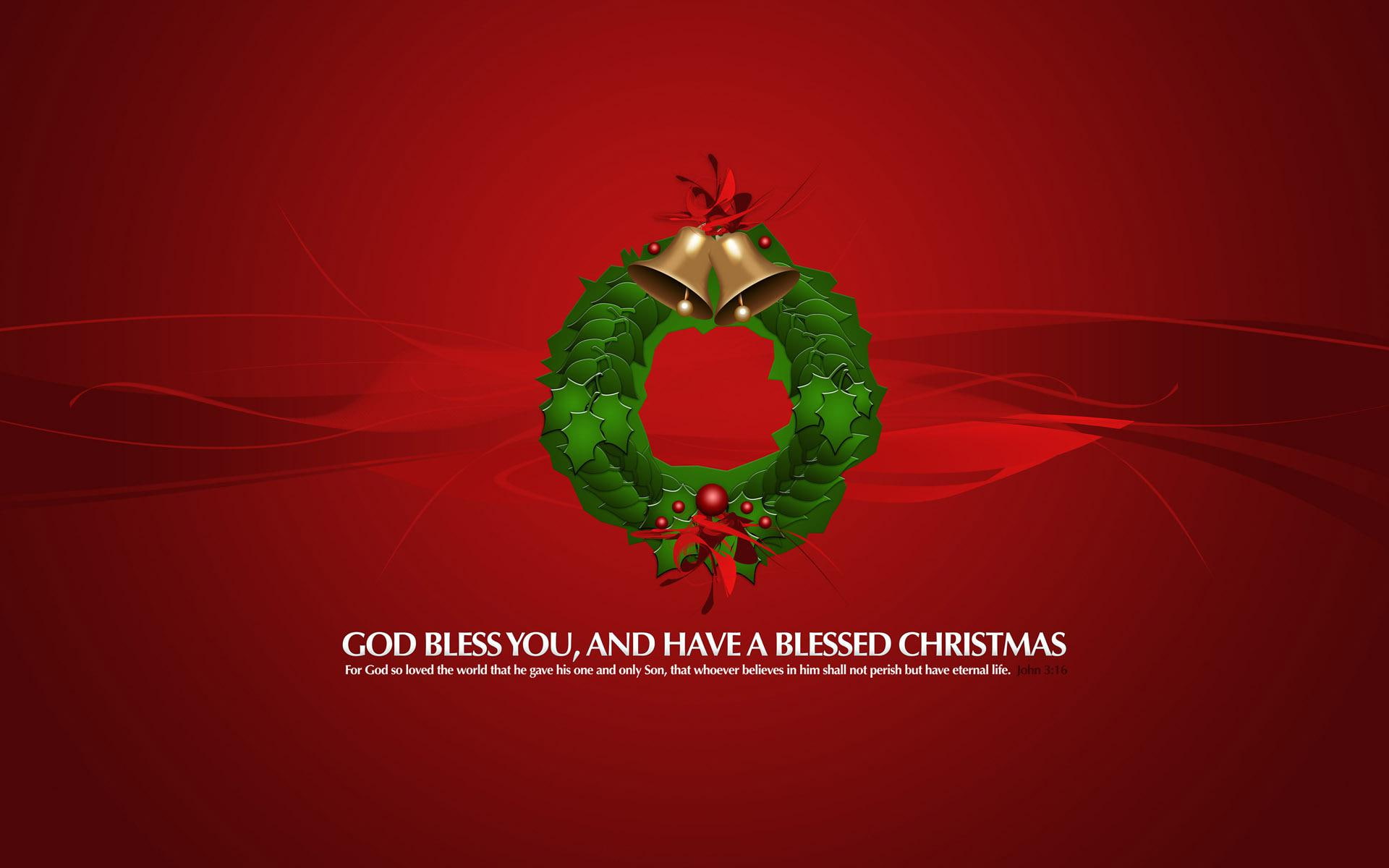 1920x1200, holidays, blessed, merry christmas, christmas, bless, 1080P, god, blessing, HD Wallpaper