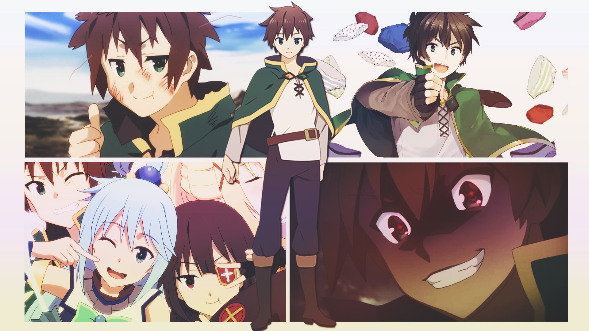 1080P, Kazuma Satou, Anime, KonoSuba – God’s blessing on this wonderful world!!, HD Wallpaper