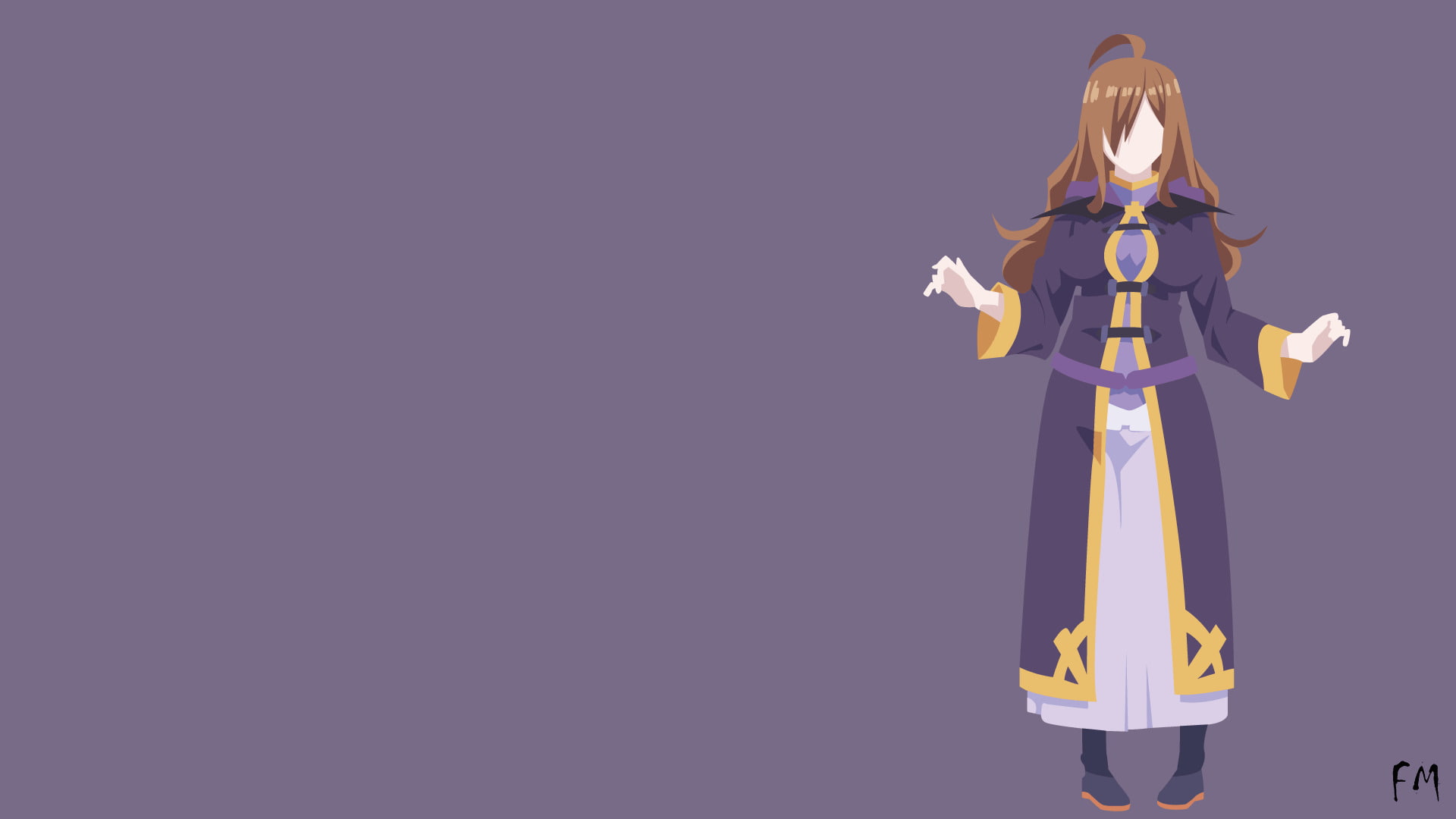 KonoSuba – God’s blessing on this wonderful world!!, Minimalist, 1080P, Anime, Wiz (KonoSuba), HD Wallpaper