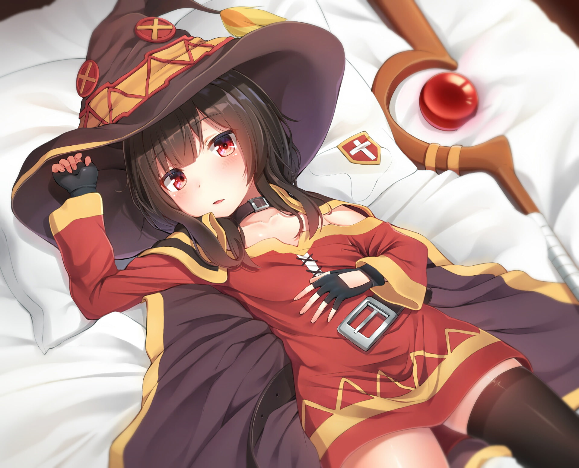 720P, KonoSuba – God’s blessing on this wonderful world!!, Anime, Megumin (KonoSuba), HD Wallpaper