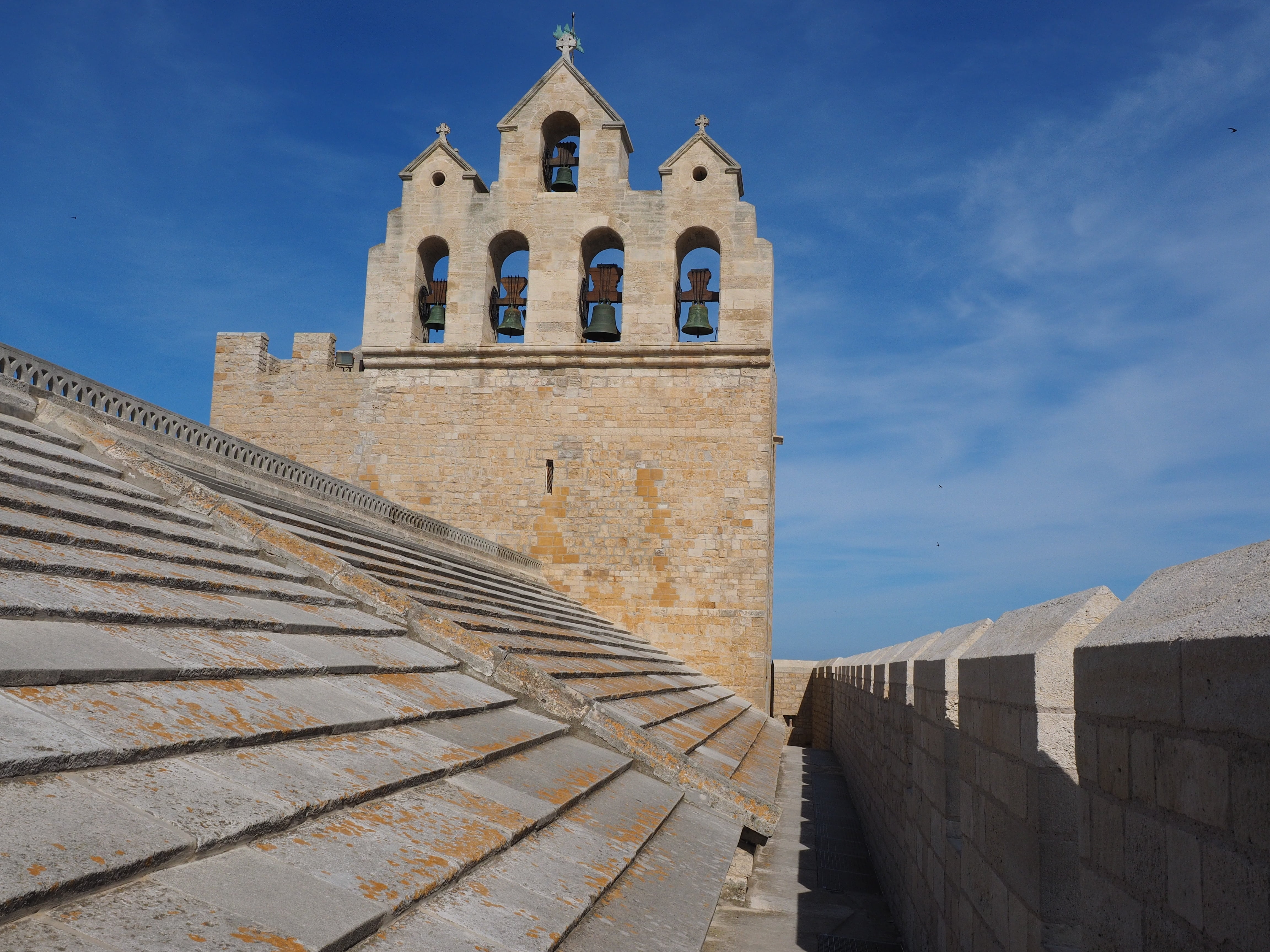 provence-alpes-côte dazur, bouches-du-rhône, day, sky, the past, low angle view, place of pilgrimage, staircase, clock, france, pilgrimage site, monument, HD Wallpaper