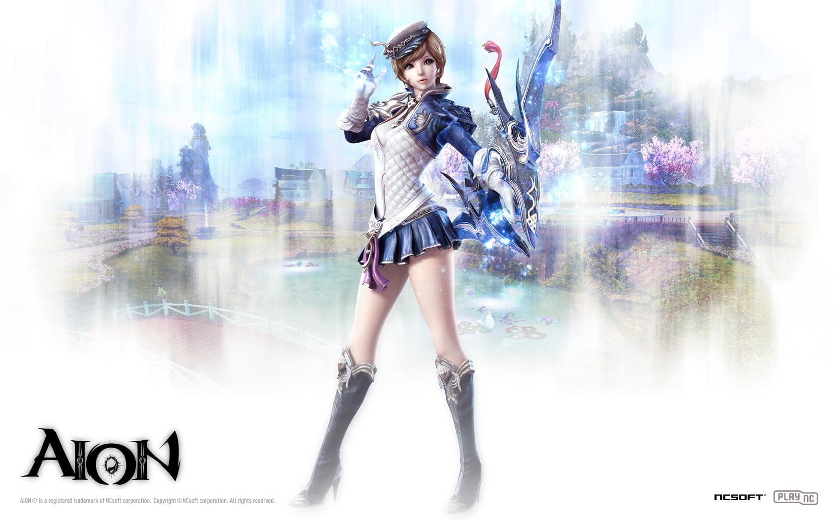 fashion, portrait, beautiful woman, video games, Aion, standing, full length, classes, women, young women, hairstyle, front view, one person, adult, street, HD Wallpaper