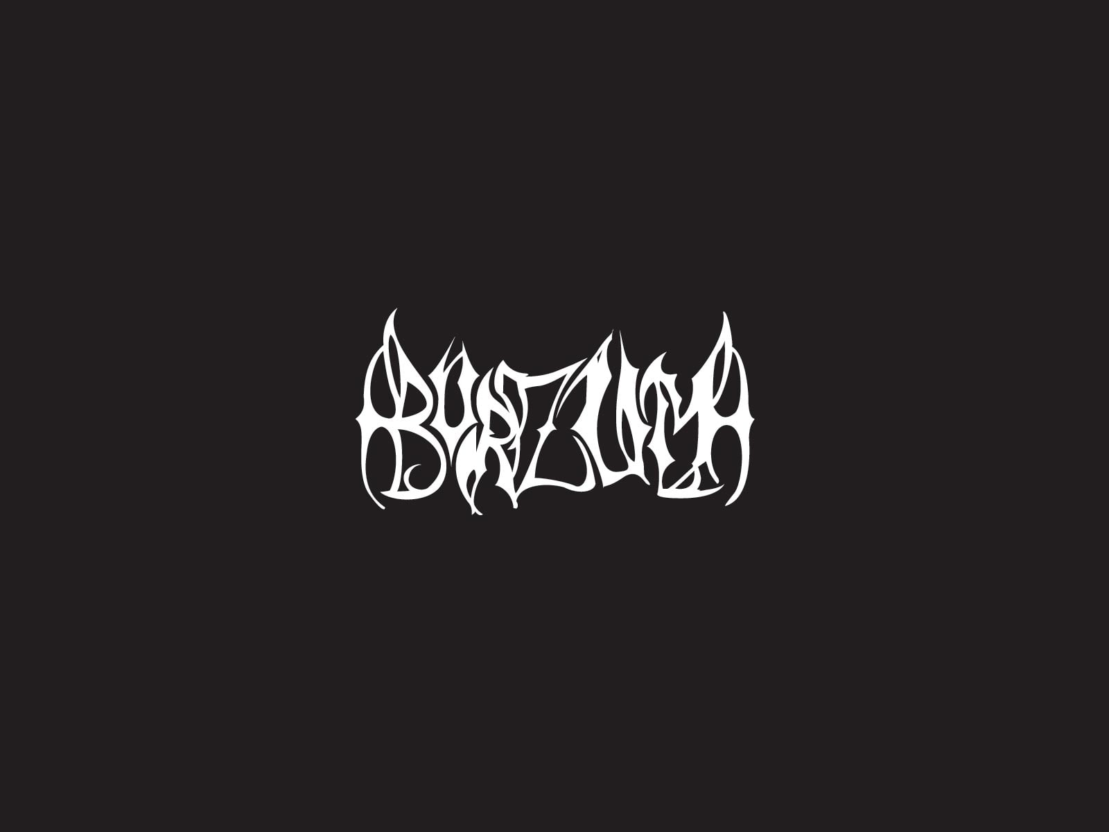 black, 720P, heavy, band, burzum, hard, logo, groups, metal, rock, group, bands, HD Wallpaper