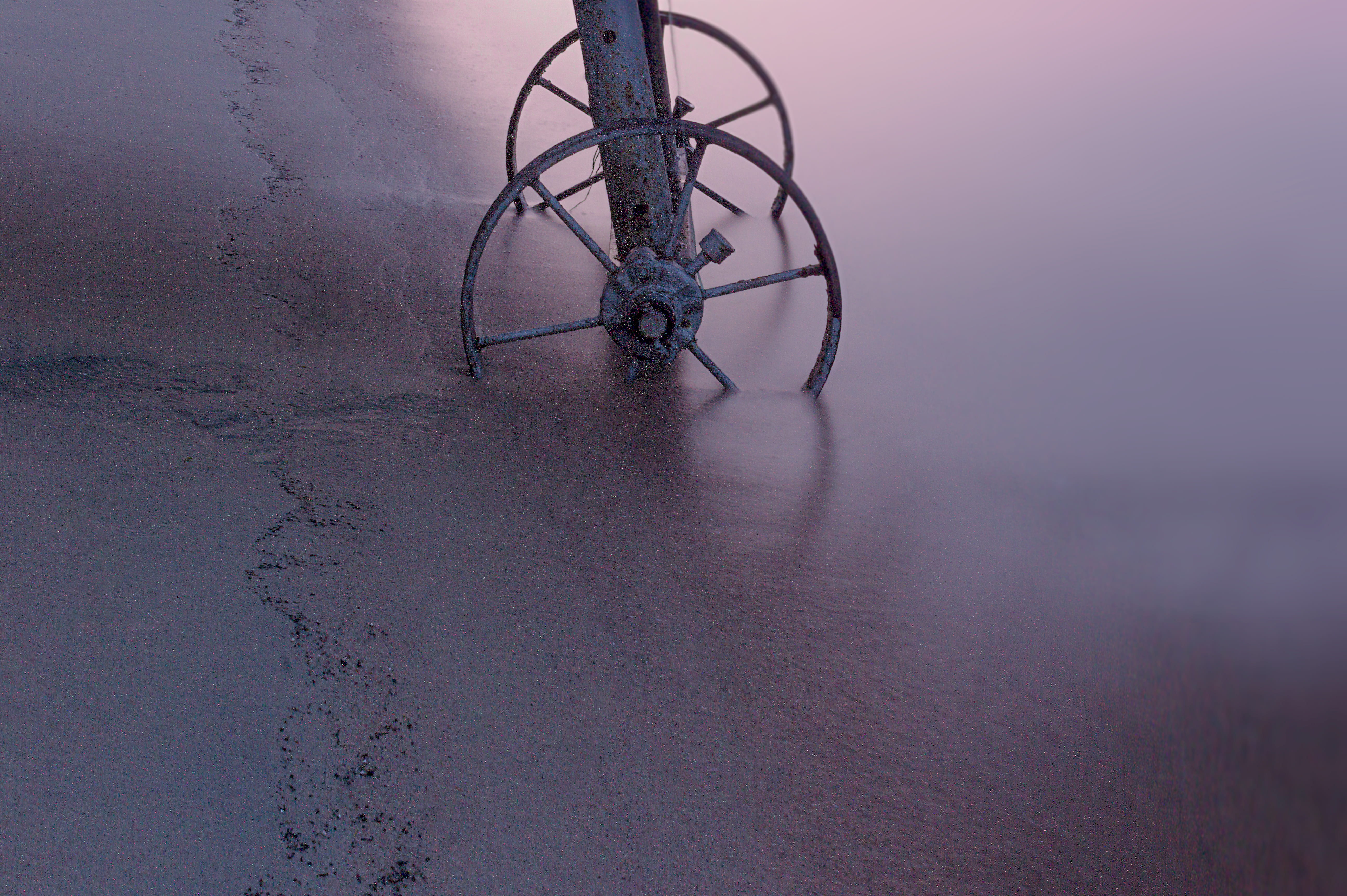 beauty in nature, water, animal themes, no people, valve, wall, day, reflection, animal, land, 5K, technology, river, mud, beach, steel, dusk, wood - material, HD Wallpaper