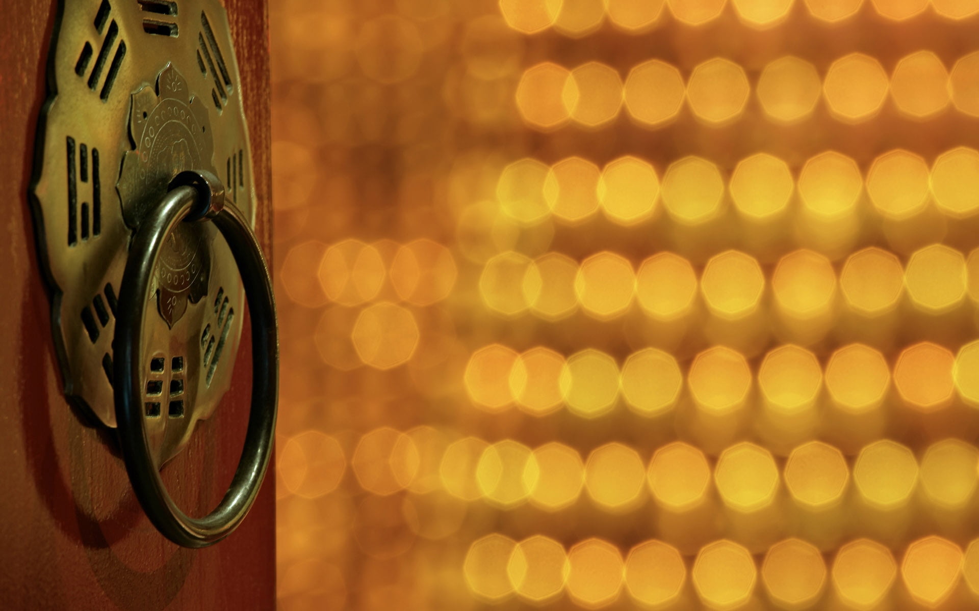 close-up, illuminated, no people, door, china, technology, event, focus on foreground, electric lamp, knocker, electrical equipment, doors, telephone, connection, HD Wallpaper