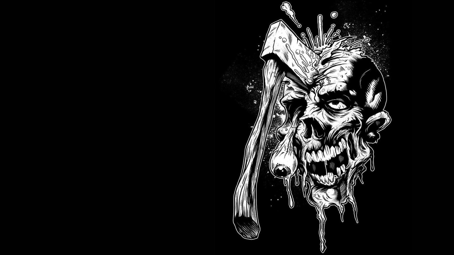 sculpture, head, craft, backgrounds, door, art and craft, low angle view, monster - Fictional Character, people, human Face, axe, no People, ornate, decoration, HD Wallpaper