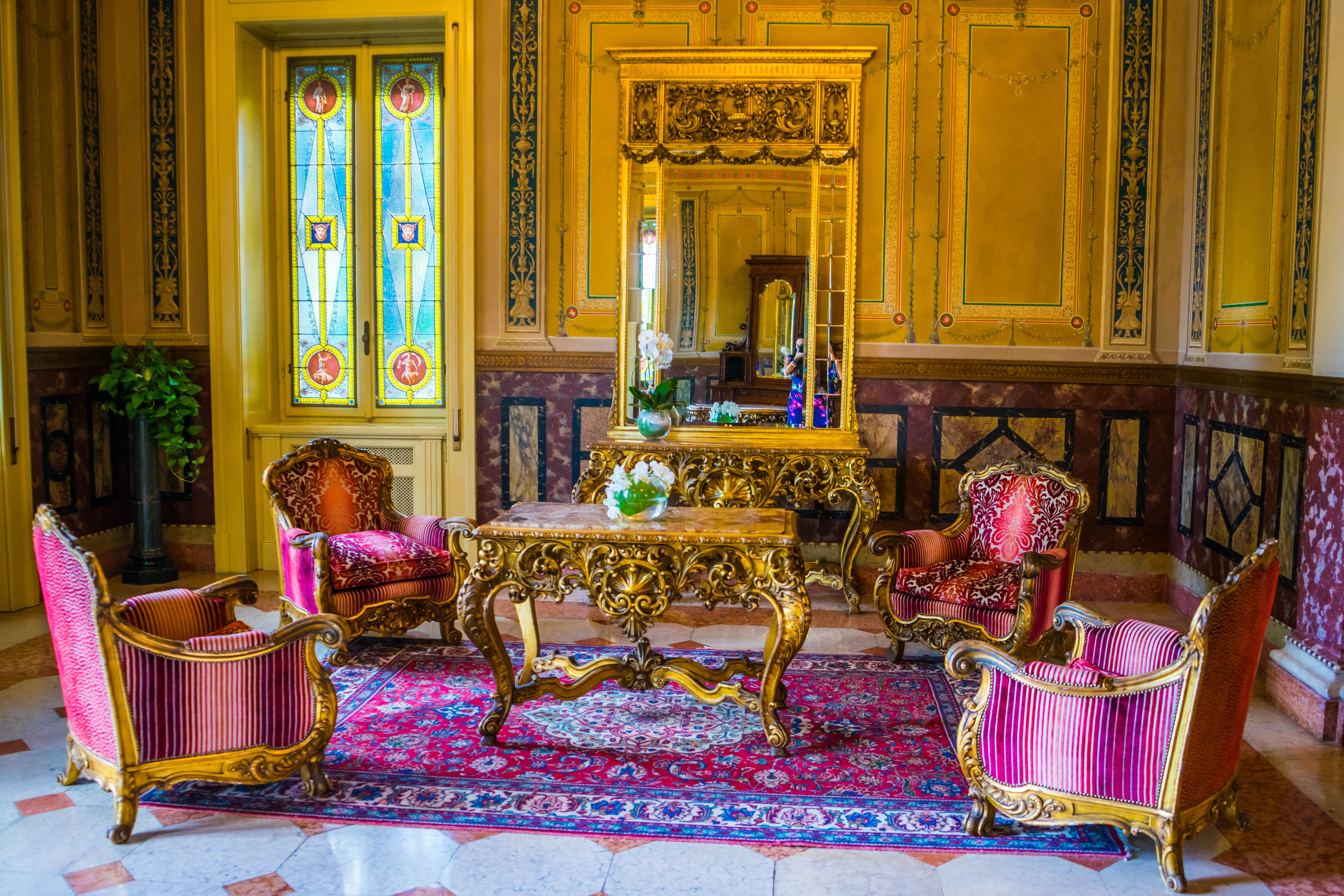 set, the past, decorative, art and craft, design, armchair, decoration, style, belief, interior, seat, royal, indoors, table, built structure, vintage, HD Wallpaper