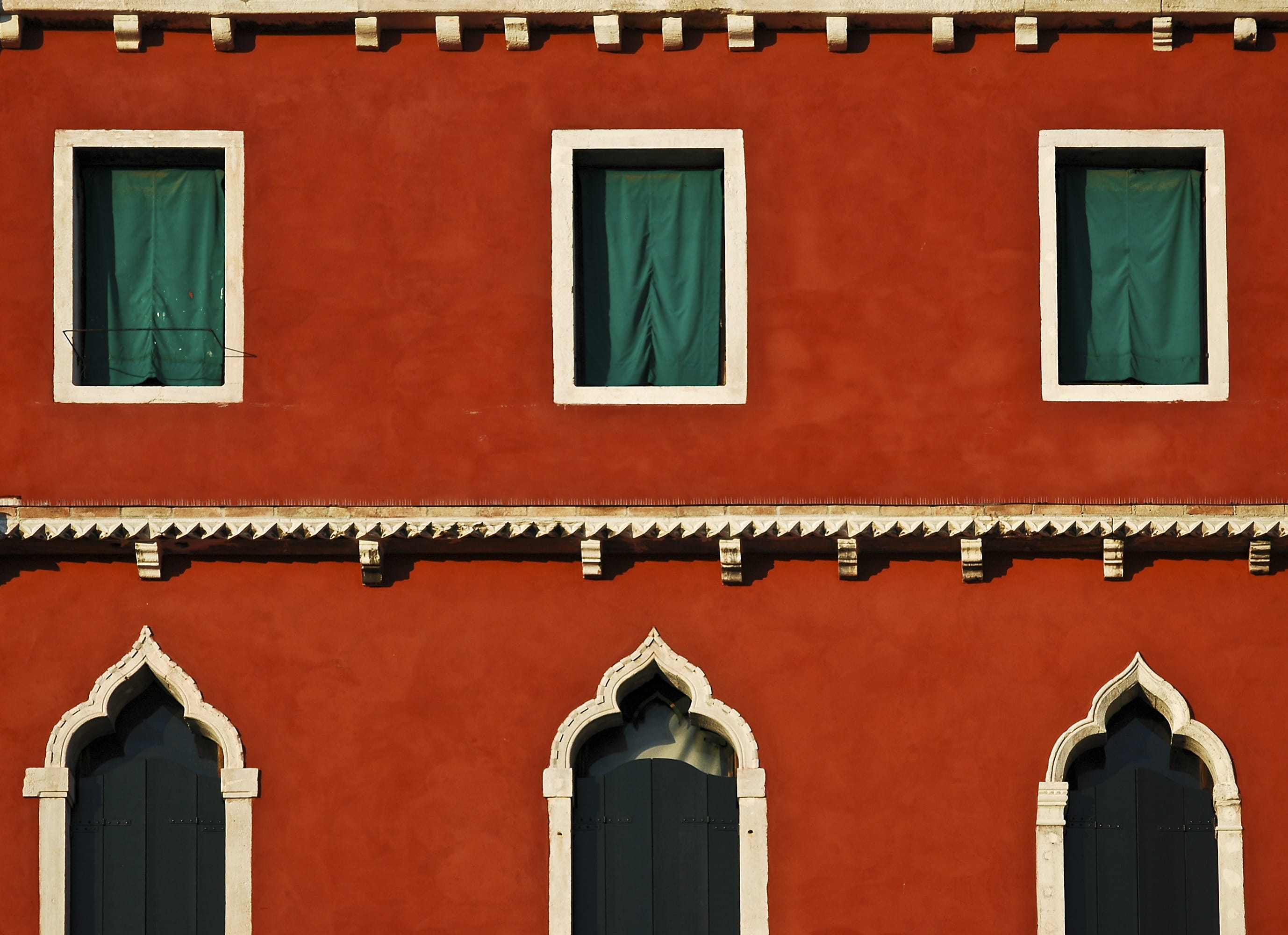 Venice, roof, residential district, wall - Building Feature, no people, architectural feature, in a row, built Structure, building, day, building Exterior, HD Wallpaper
