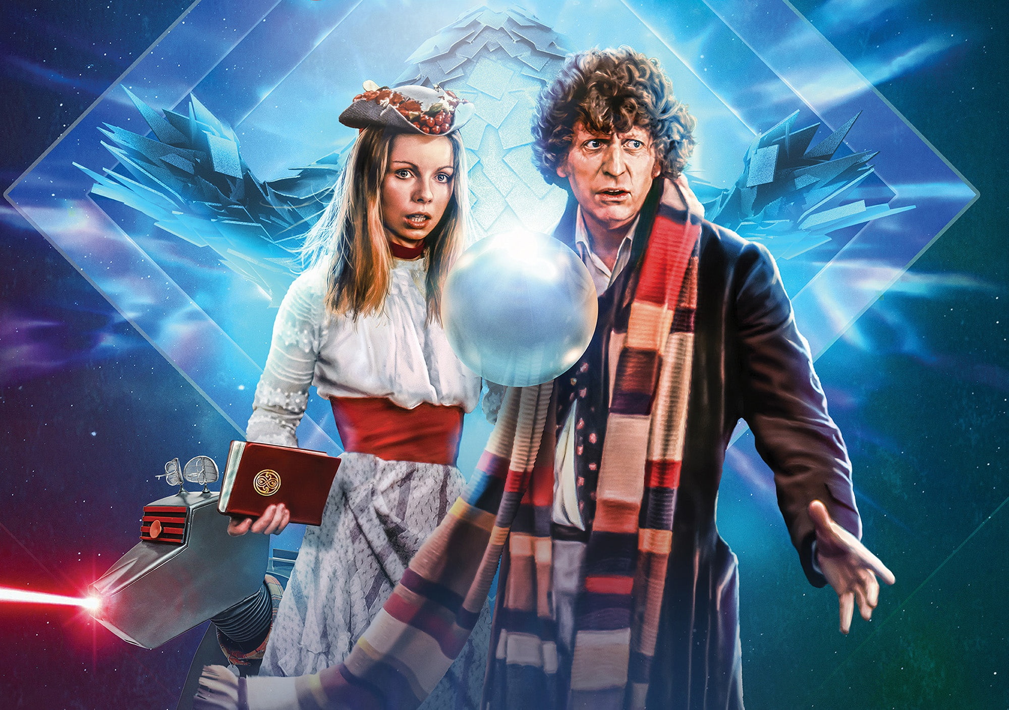 The Fourth Doctor, Doctor Who, Romana, scarf, 1080P, ball, Fourth Doctor, HD Wallpaper