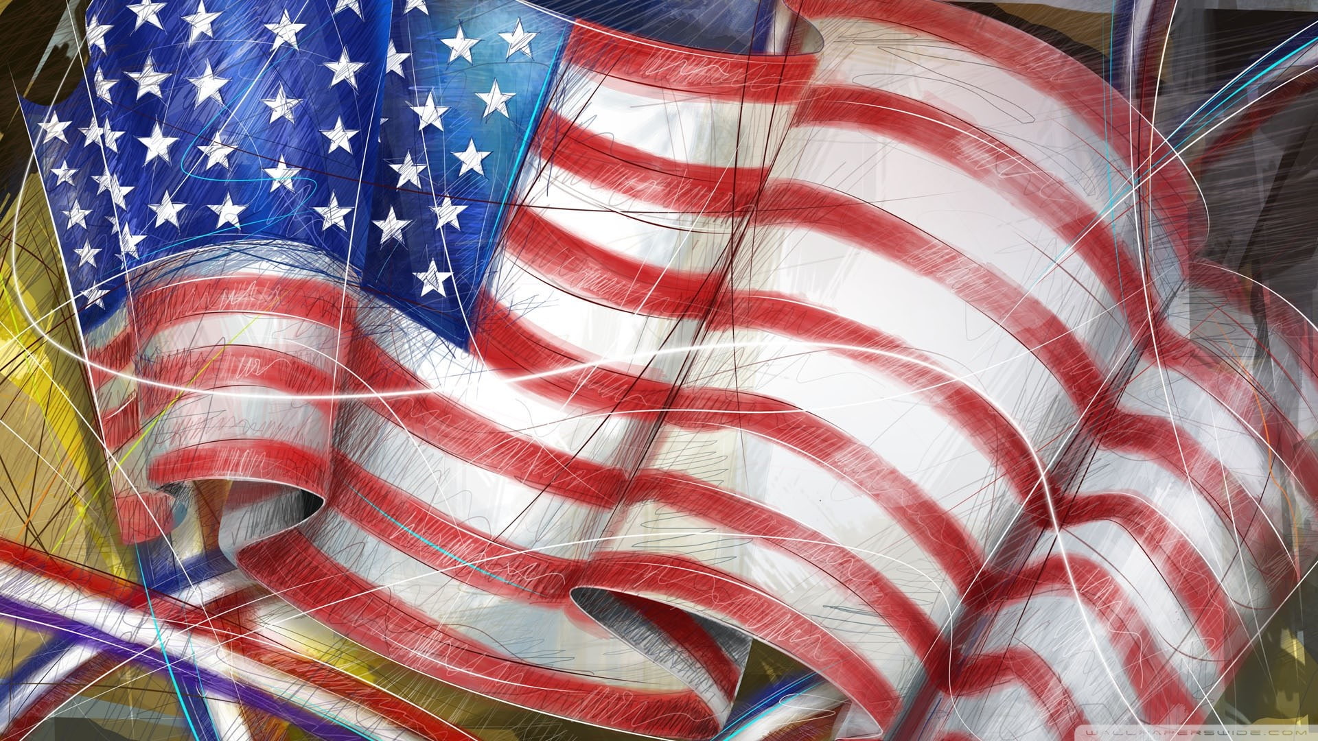 star shape, full frame, blue, american flag late backgrounds desktop, pattern, striped, shape, day, no people, backgrounds, indoors, close-up, floral pattern, HD Wallpaper