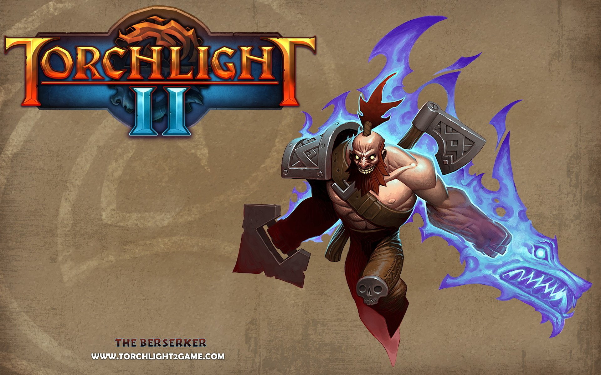 berserker, 1080P, torchlight, HD Wallpaper