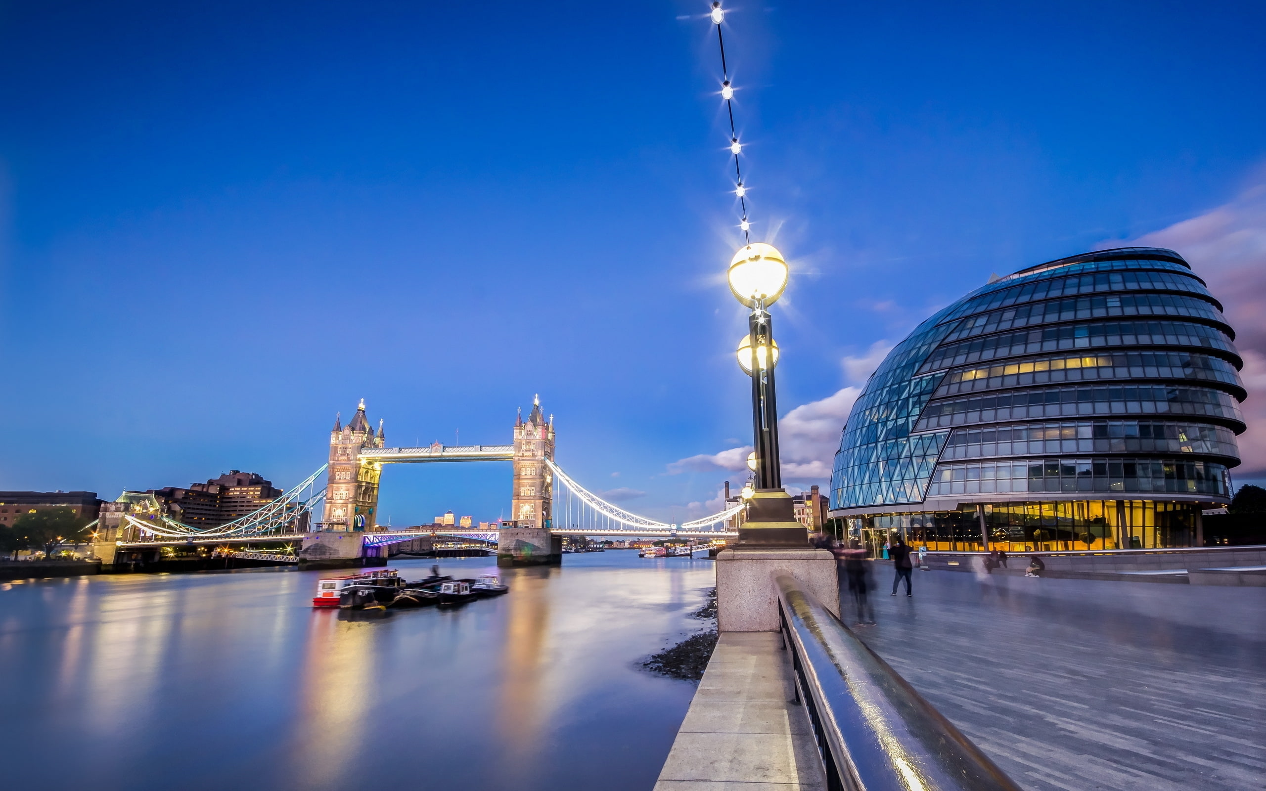 Thames river, office, 2K, tower bridge pics, london, mayors, london mayors pics, HD Wallpaper