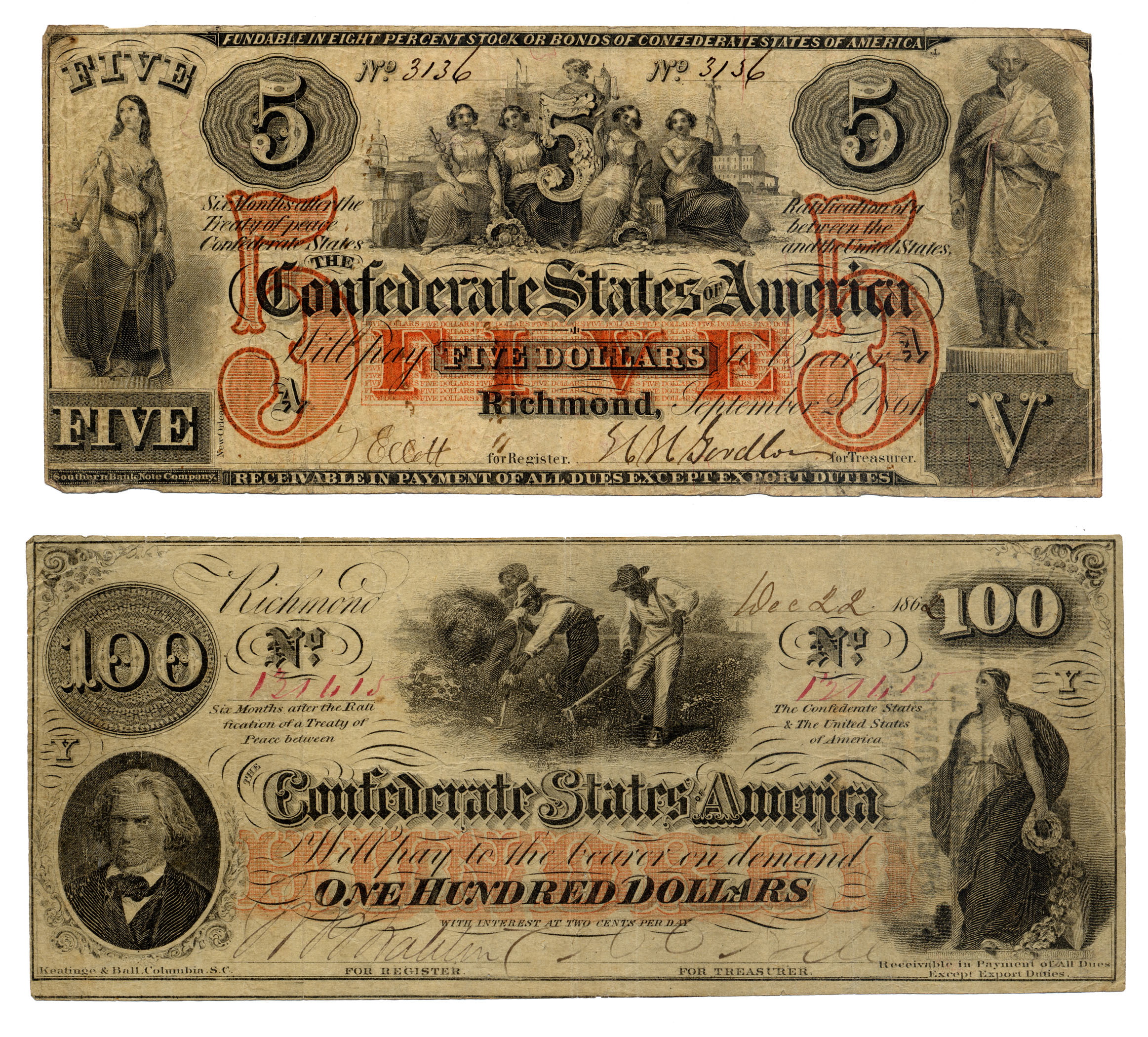 Currencies, Confederate States Of America Dollar, 1080P, HD Wallpaper