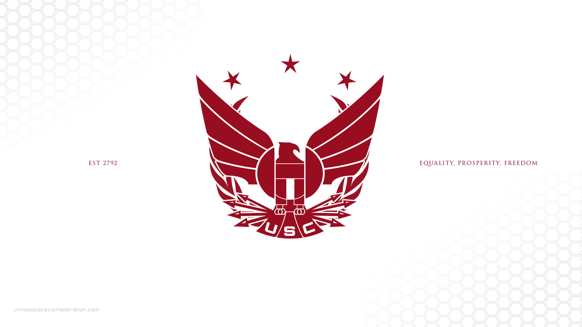 art and craft, striped, white background, 1080P, event, copy space, United Space Confederation, pattern, shape, simple background, Star Citizen, flag, HD Wallpaper