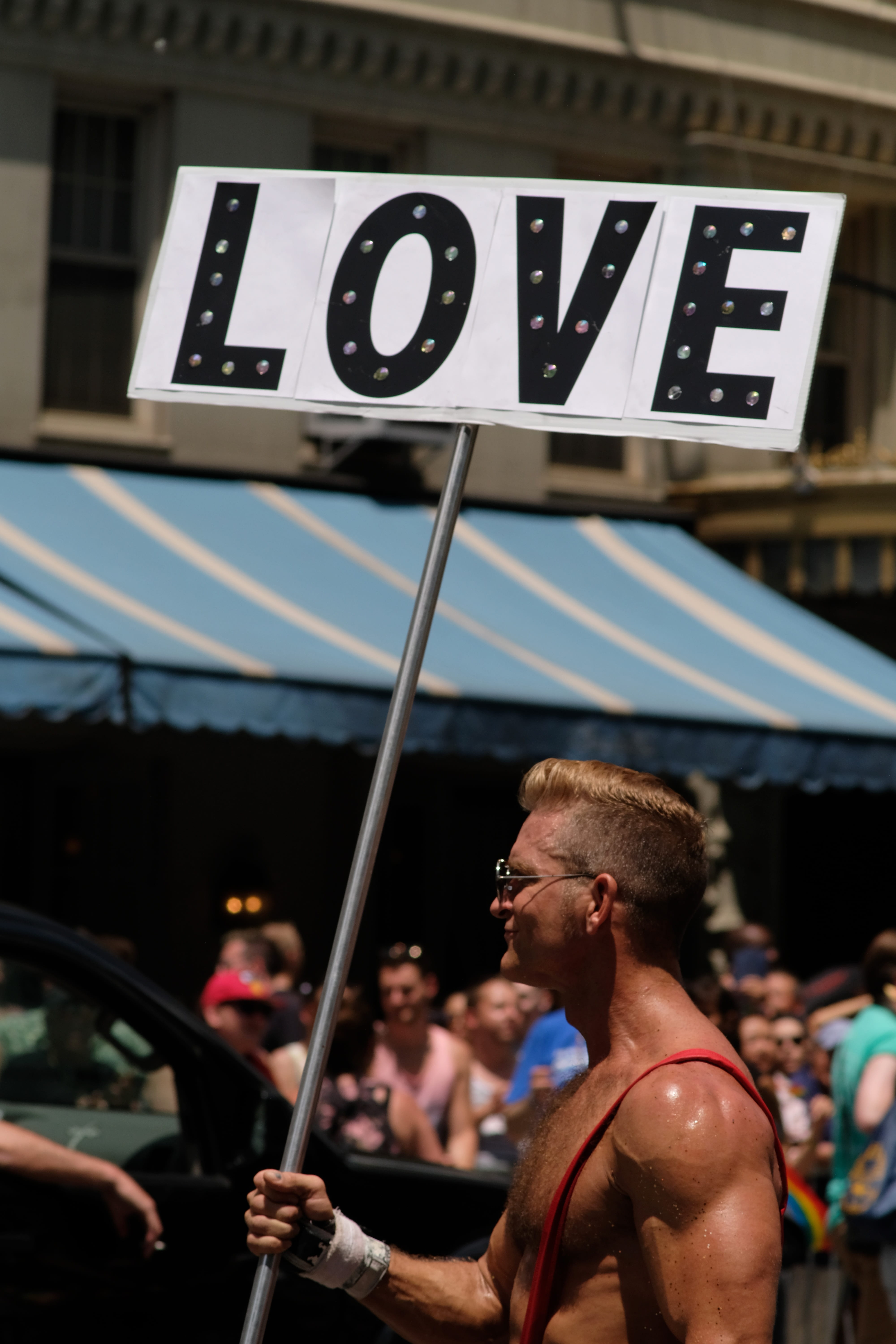 signage, pride, life, crowd, text, western script, competition, banner, people, leisure activity, sport, lifestyles, pride2018, adult, day, march, profile, Phone HD Wallpaper
