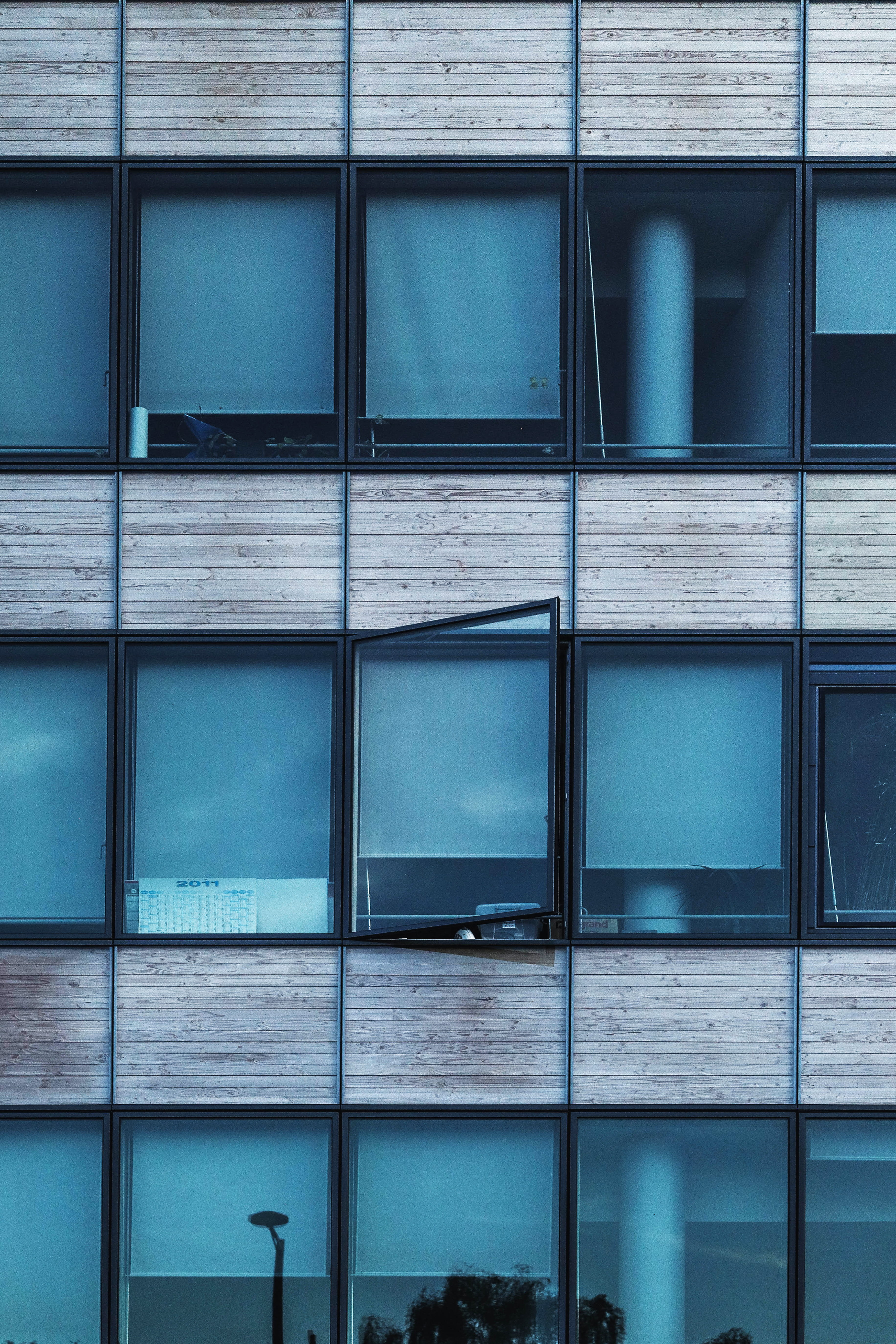 high rise, glass - material, modern architetcure, outdoors, backgrounds, apartment building, strasbourg, built structure, side by side, 5K, black, france, Phone HD Wallpaper