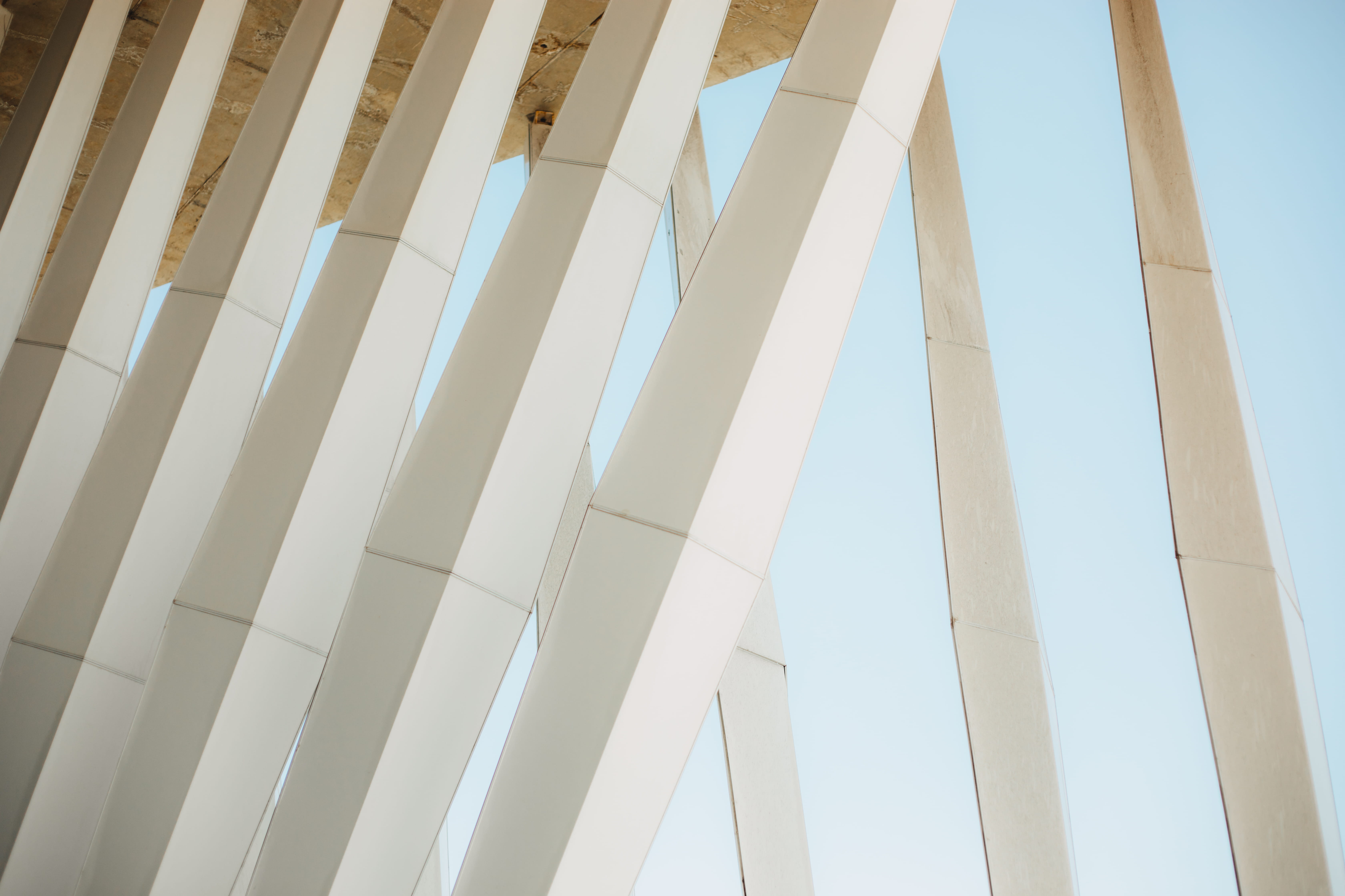 side by side, sunlight, branco, architectural lines, nature, rio de janeiro, travel, pattern, built structure, outdoors, travel destinations, clean, estrutura, HD Wallpaper