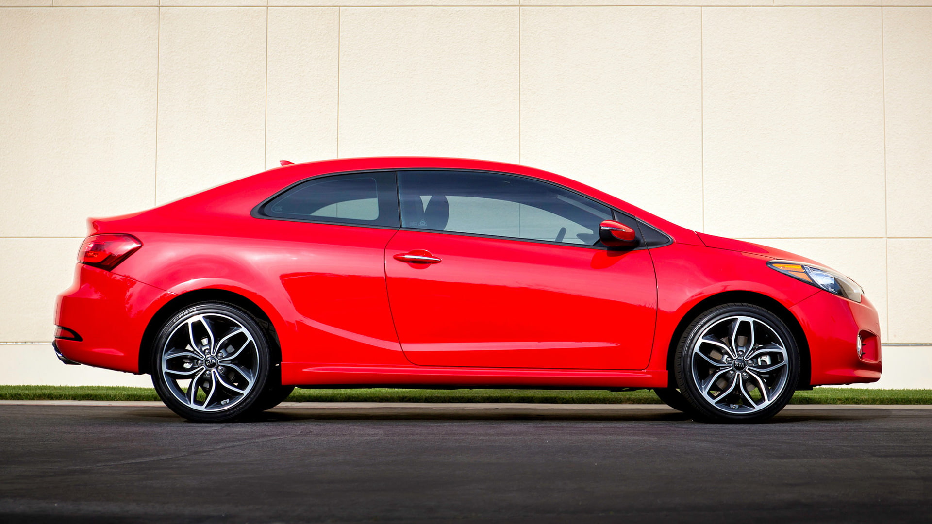 Red Car, Kia Forte Koup, Car, Kia Forte, Coupé, 1080P, Kia, Compact Car, HD Wallpaper