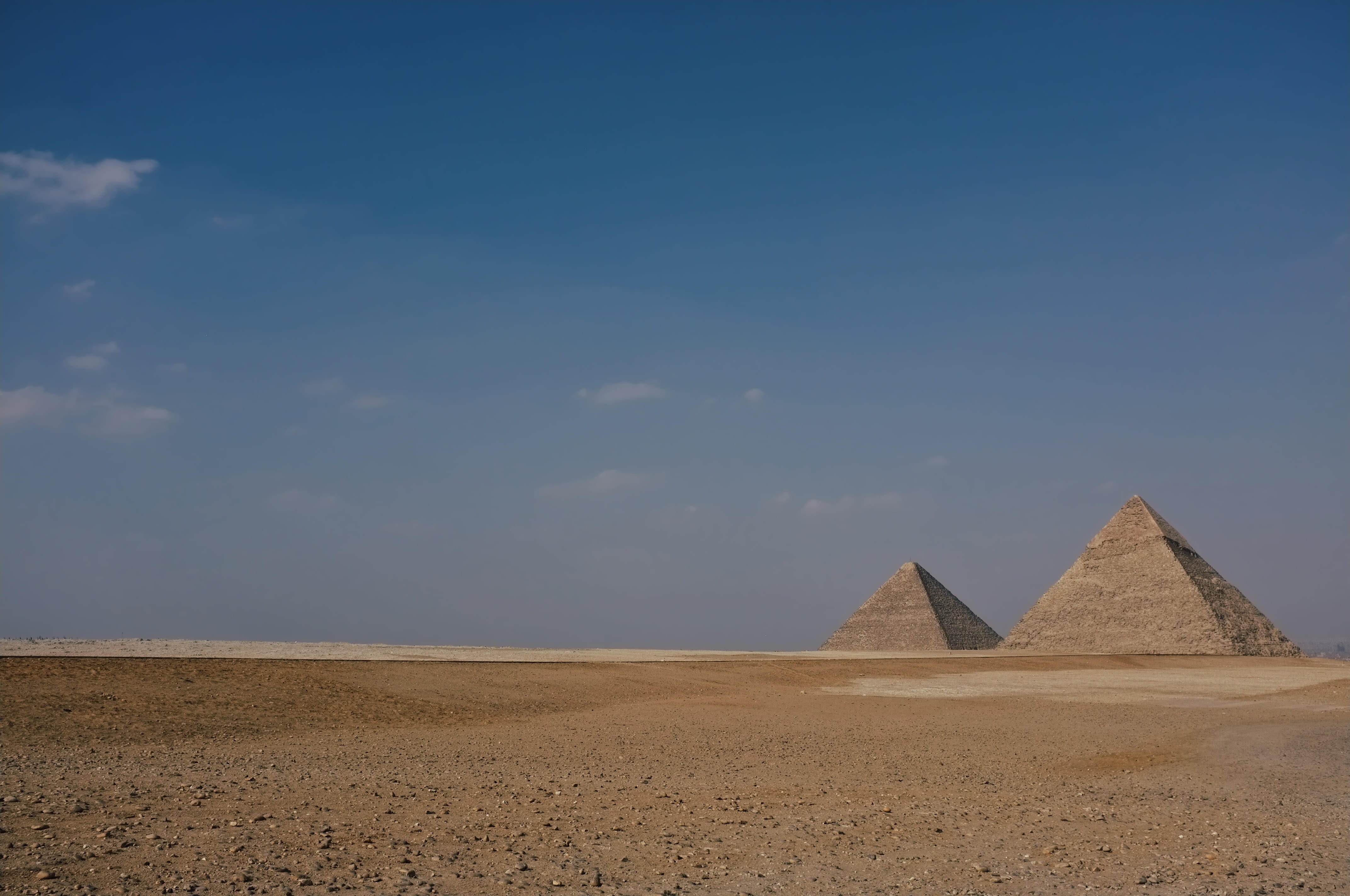 tranquil scene, tourism, travel, desert, daytime, travel destinations, 4K, ancient, architecture, tranquility, building, built structure, nature, ancient egypt, HD Wallpaper