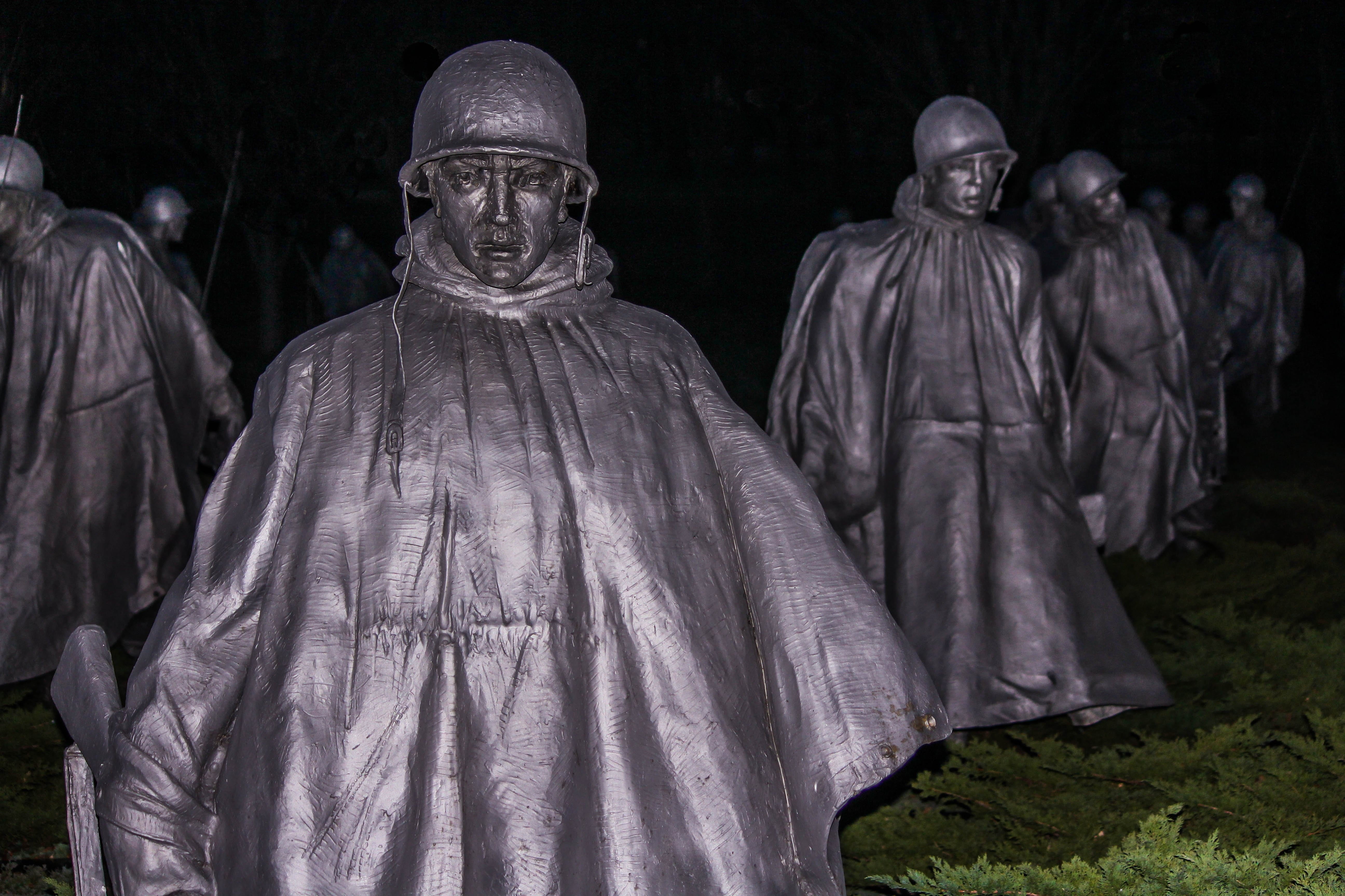 sculpture, history, soldier, clothing, statue, america, traditional clothing, people, stainless steel, lot, male likeness, human representation, washington dc, HD Wallpaper