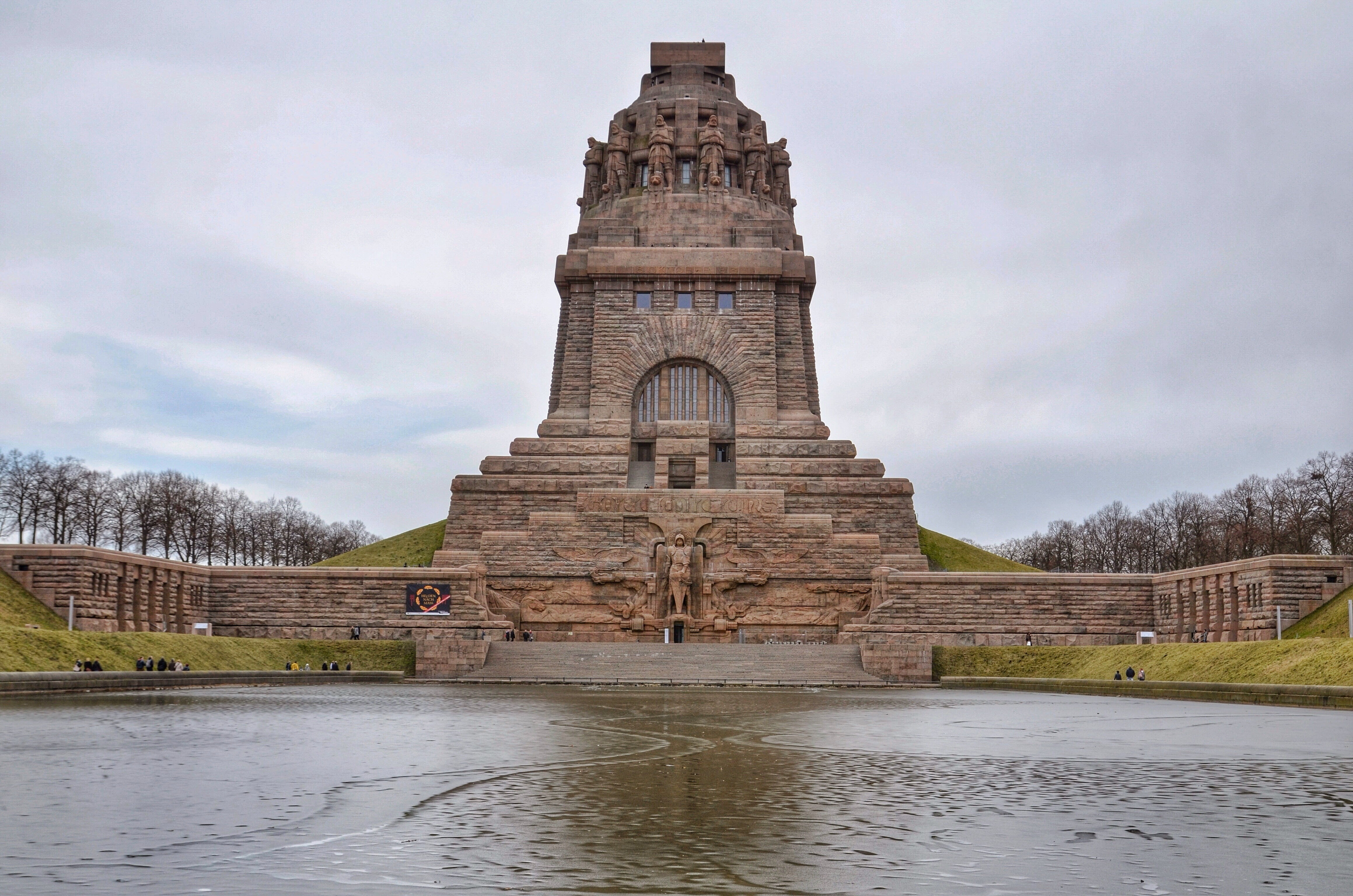history, day, 4K, building, building exterior, travel destinations, nature, tower, travel, cloud - sky, no people, sky, the past, tree, water, leipzig, HD Wallpaper