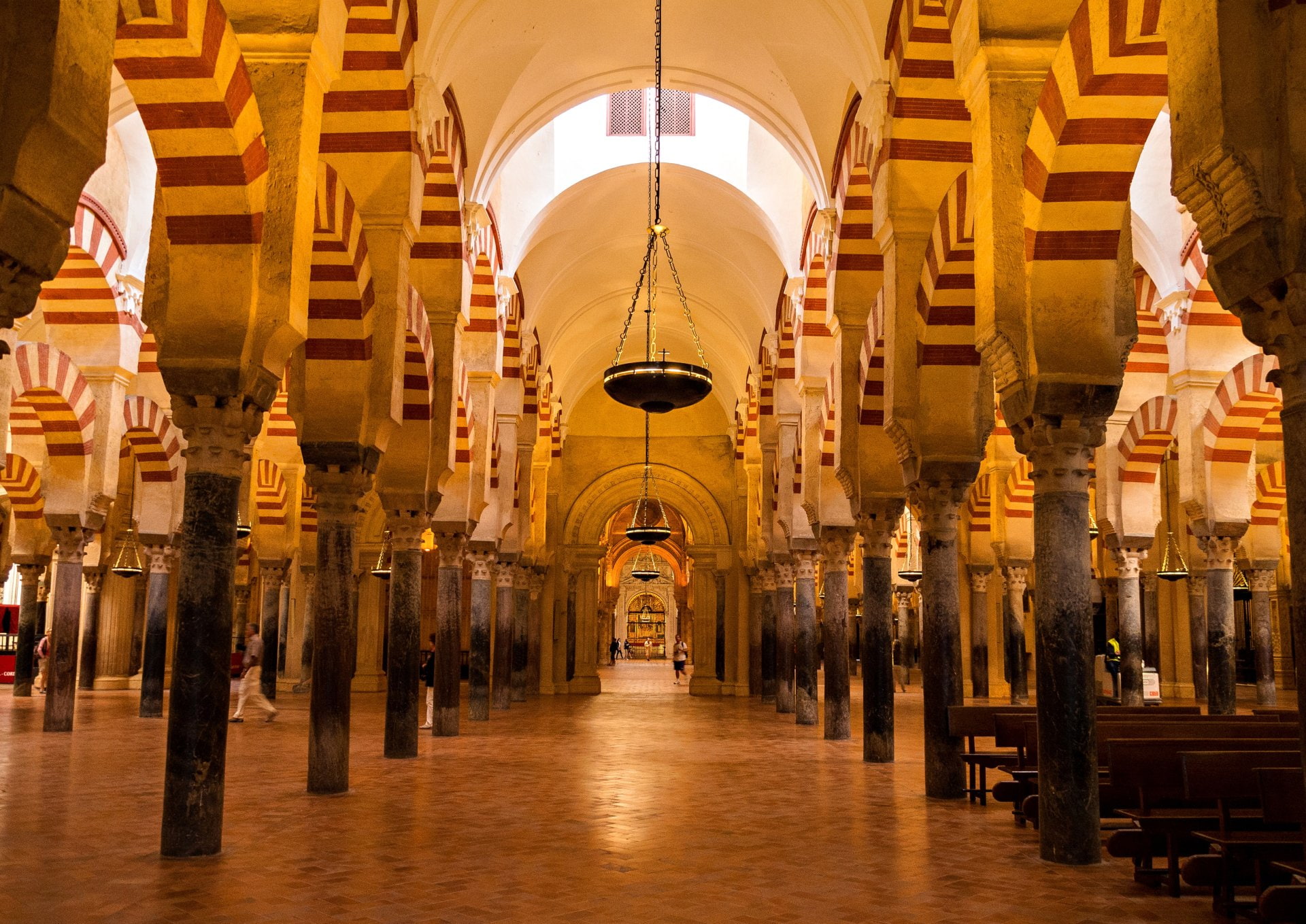 Mosques, Columns, Mosque, Cordoba, Spain, 1080P, Arch, HD Wallpaper
