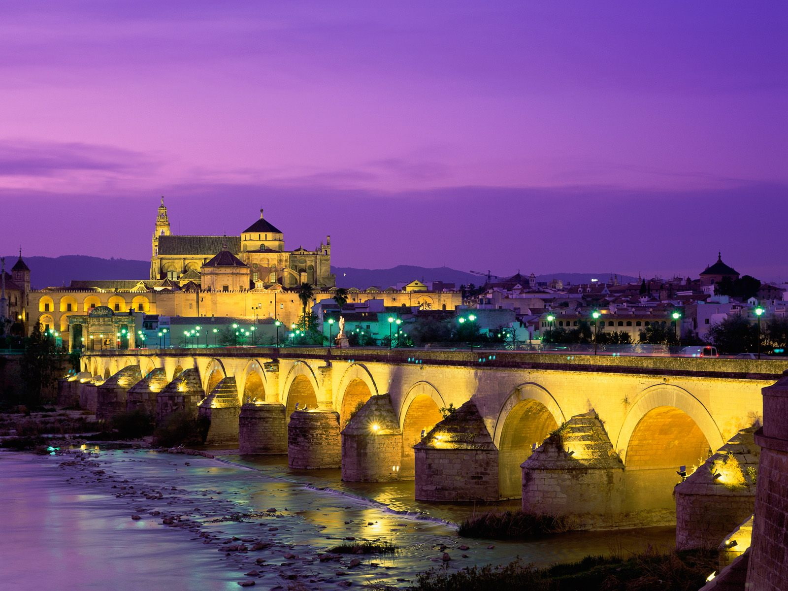 720P, bridge, world, guadalquivir, river, spain, roman, travel and world, hd, travel, HD Wallpaper