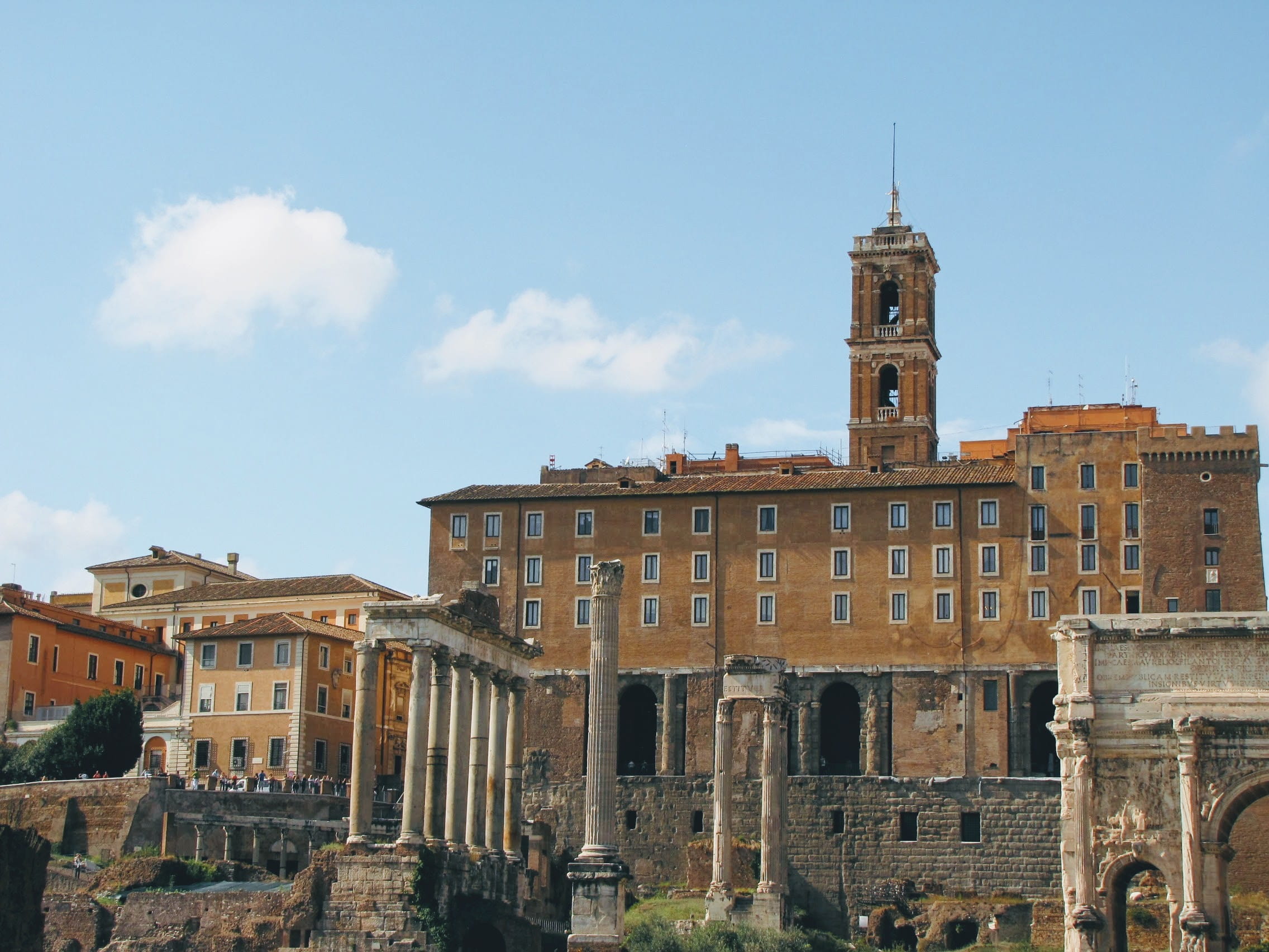 city, buildings, building exterior, architecture, 1080P, cloud - sky, building, nature, outdoors, heritage, the past, rome, tourism, no people, travel destinations, HD Wallpaper