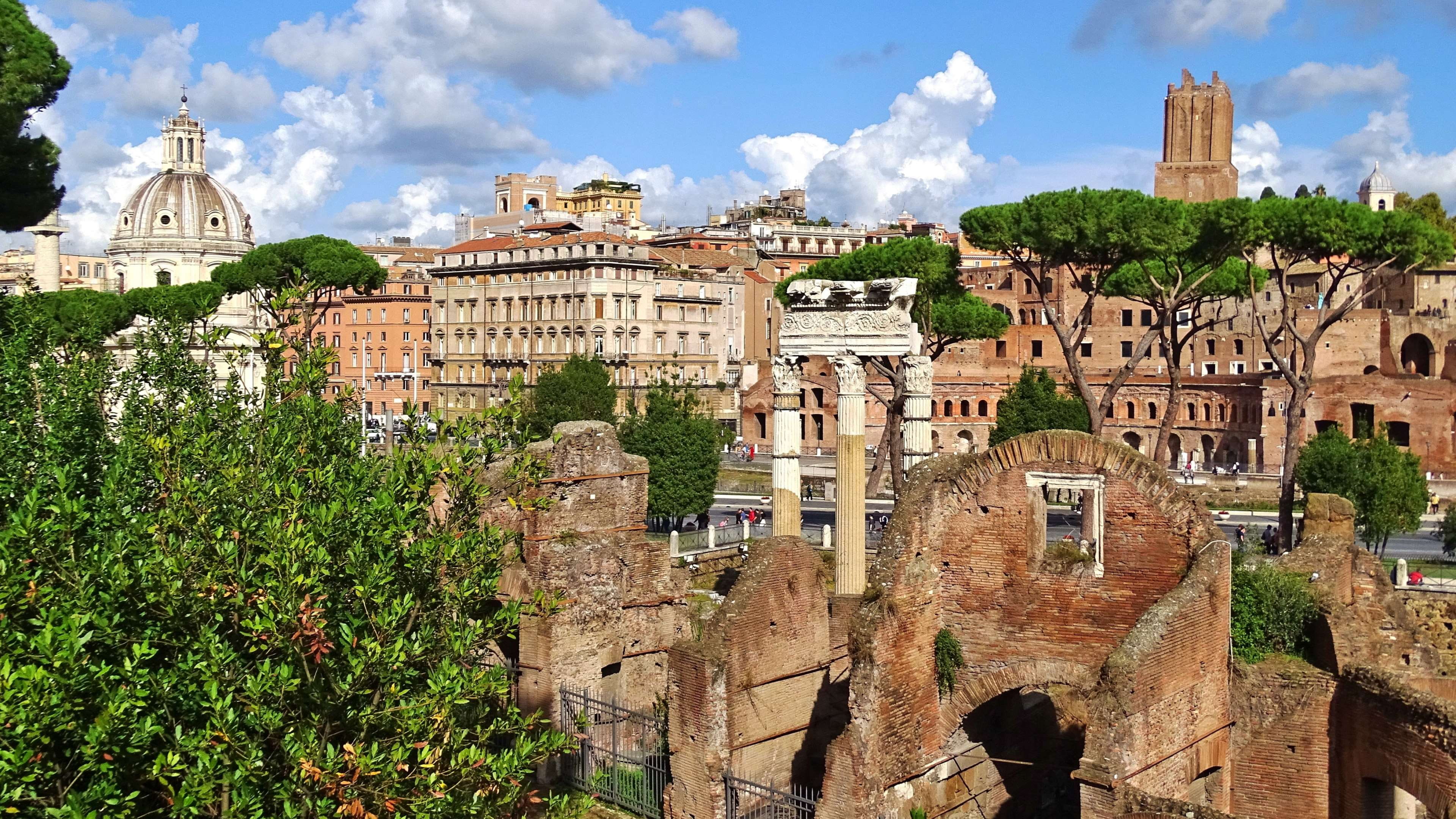 4K, italy, building exterior, day, outdoors, travel, sky, ancient structures, residential district, arena, building, places of interest, the past, downtown, HD Wallpaper