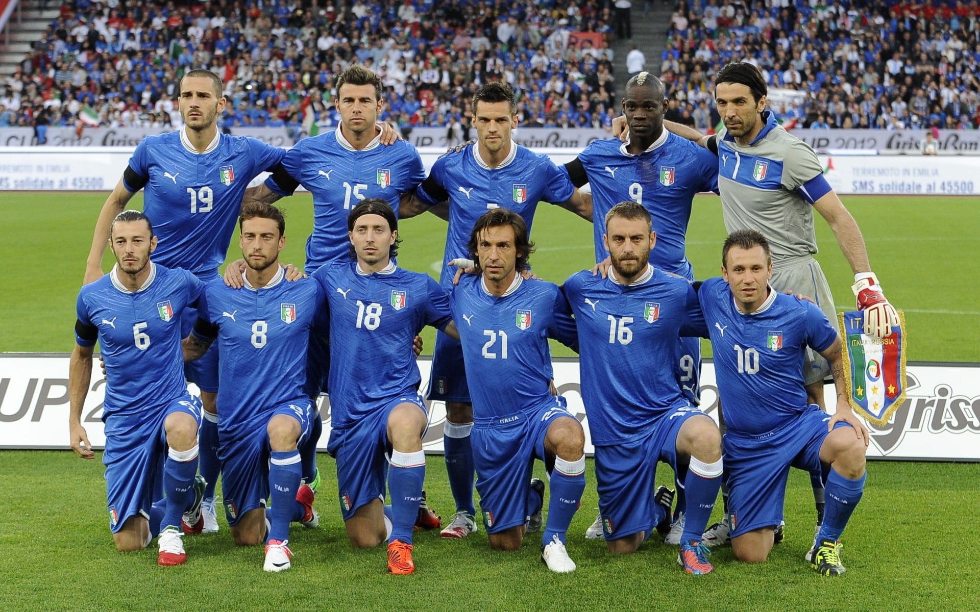 1080P, italia, team, roma, stars, national, soccer, HD Wallpaper