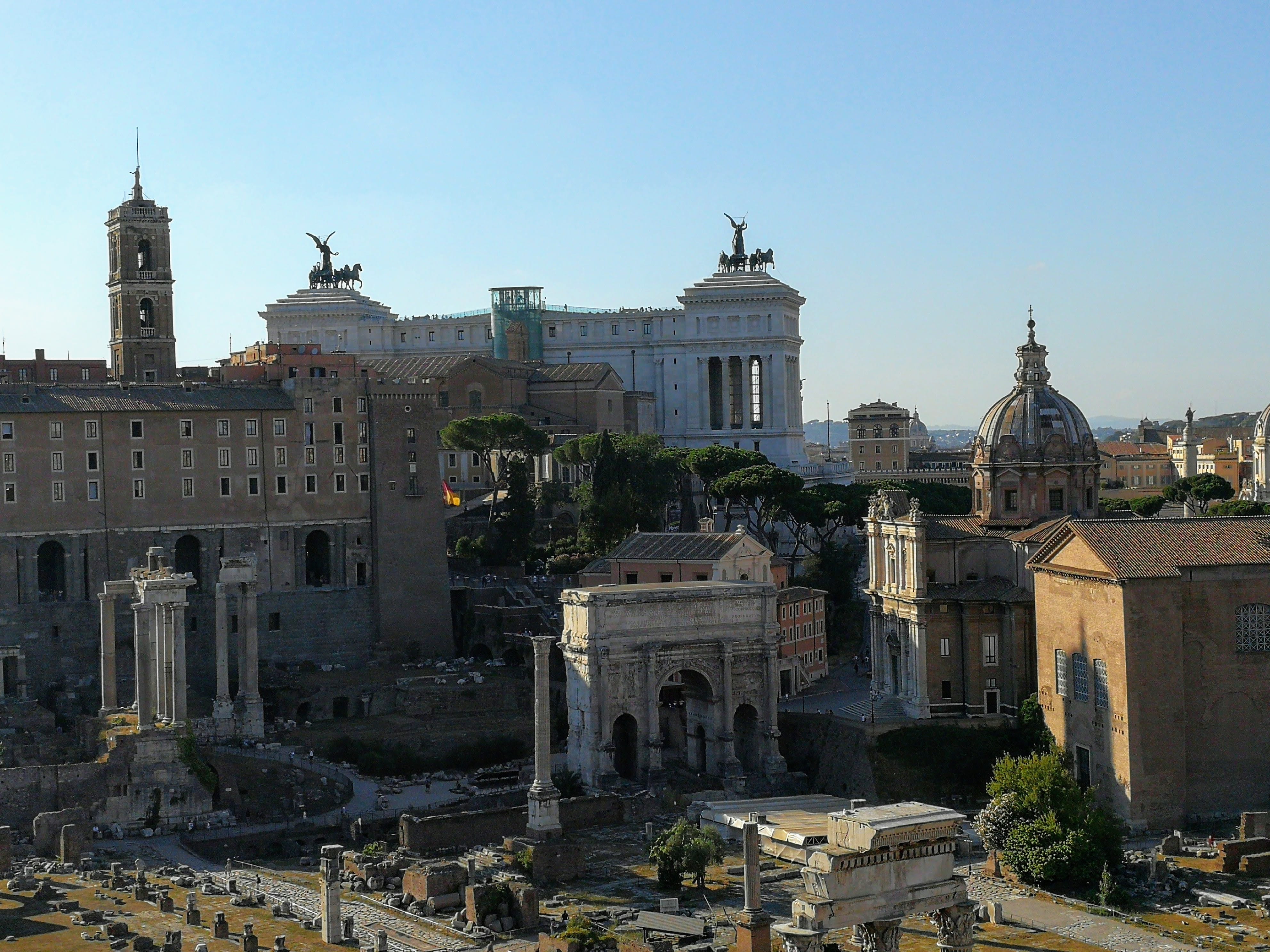 ancient, belief, ave cezar, landscape, roma, ancient civilization, day, sky, italia, building exterior, no people, religion, italy, built structure, rome, HD Wallpaper