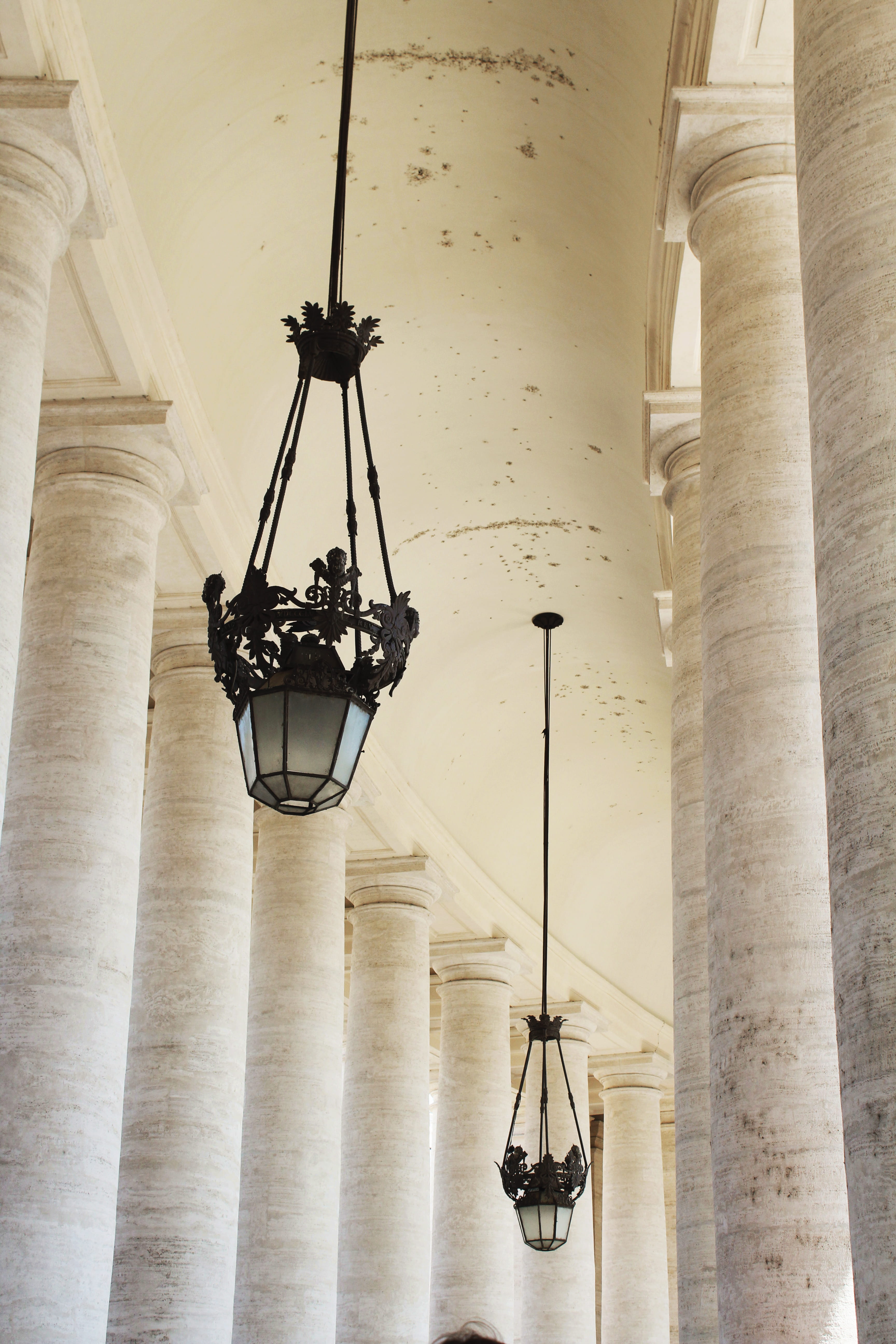 ceiling, 5K, catolic, vaticano, illuminated, light, electric light, rome, hanging, day, lighting equipment, no people, built structure, the past, architecture, Phone HD Wallpaper