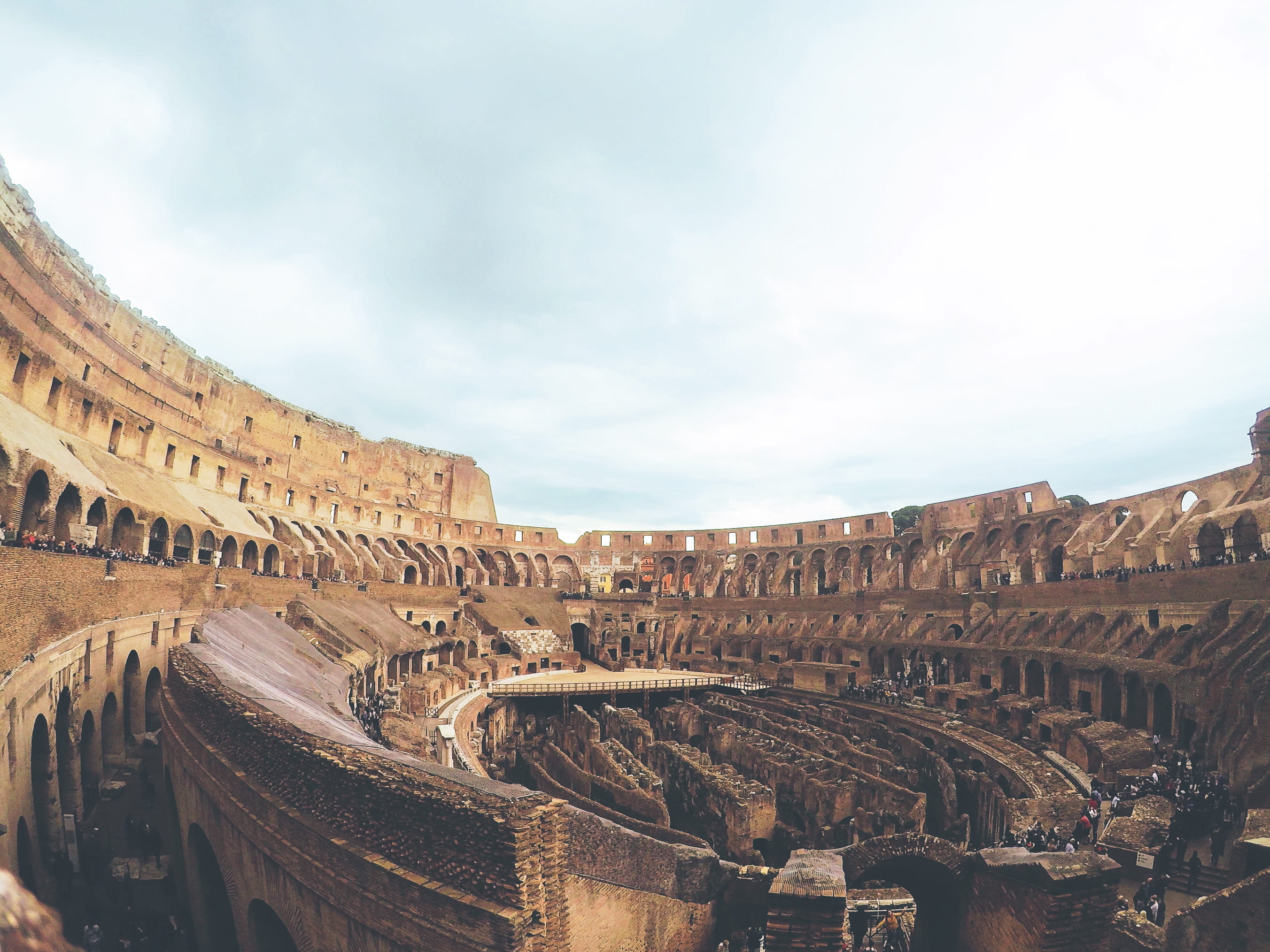 the past, rome, amphitheater, colosseum, ancient, ancient history, colisseum, travel, building, old, ruined, outdoors, arts culture and entertainment, ancient civilization, HD Wallpaper