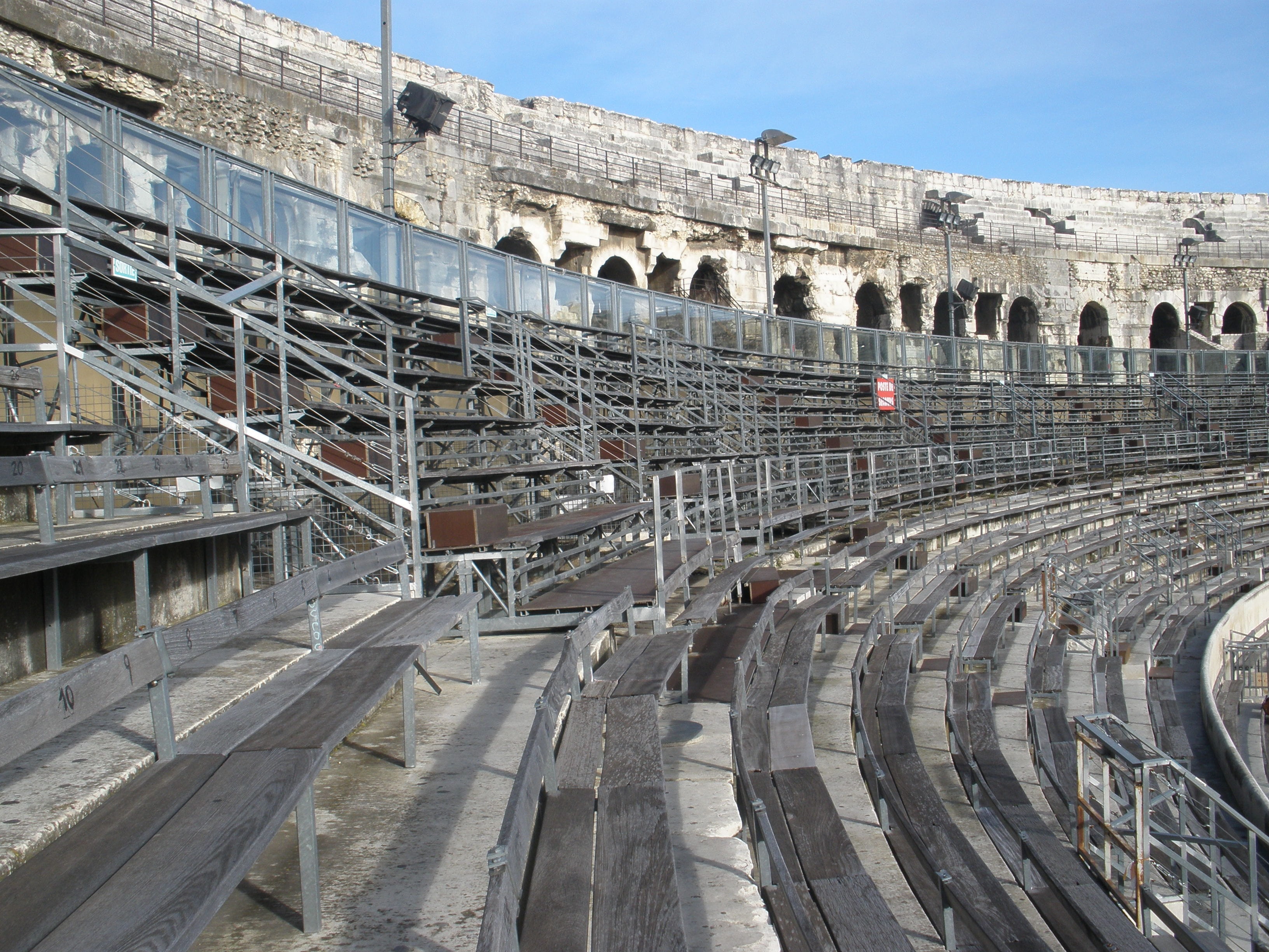 outdoors, no people, archeology, arch bridge, arch, arena nimes, transportation, old ruin, arts culture and entertainment, nimes, arena, colosseum, nature, HD Wallpaper