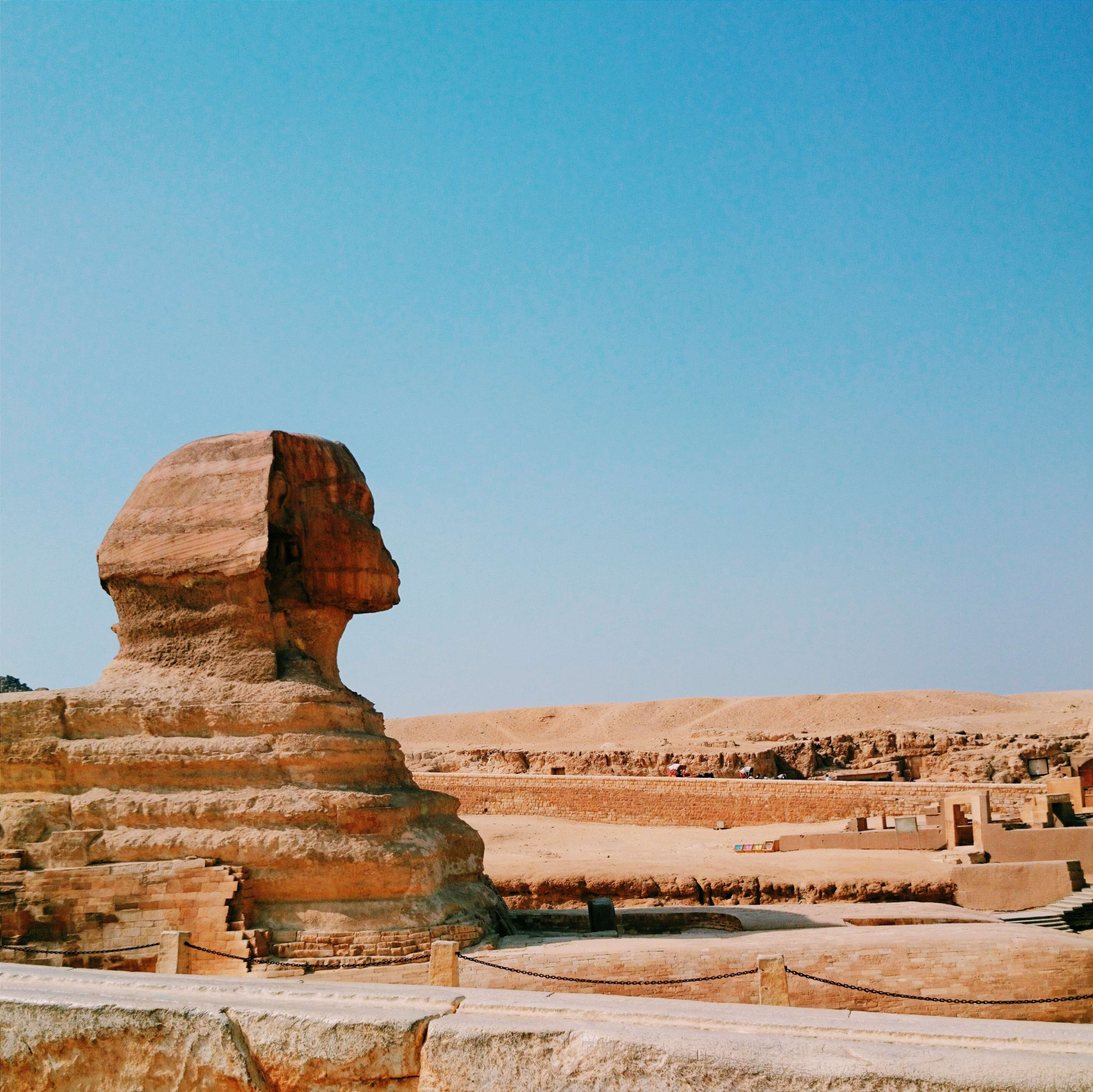 scenics - nature, rock, travel destinations, eroded, semi-arid, tranquil scene, copy space, rock - object, landscape, clear sky, day, ancient civilization, HD Wallpaper