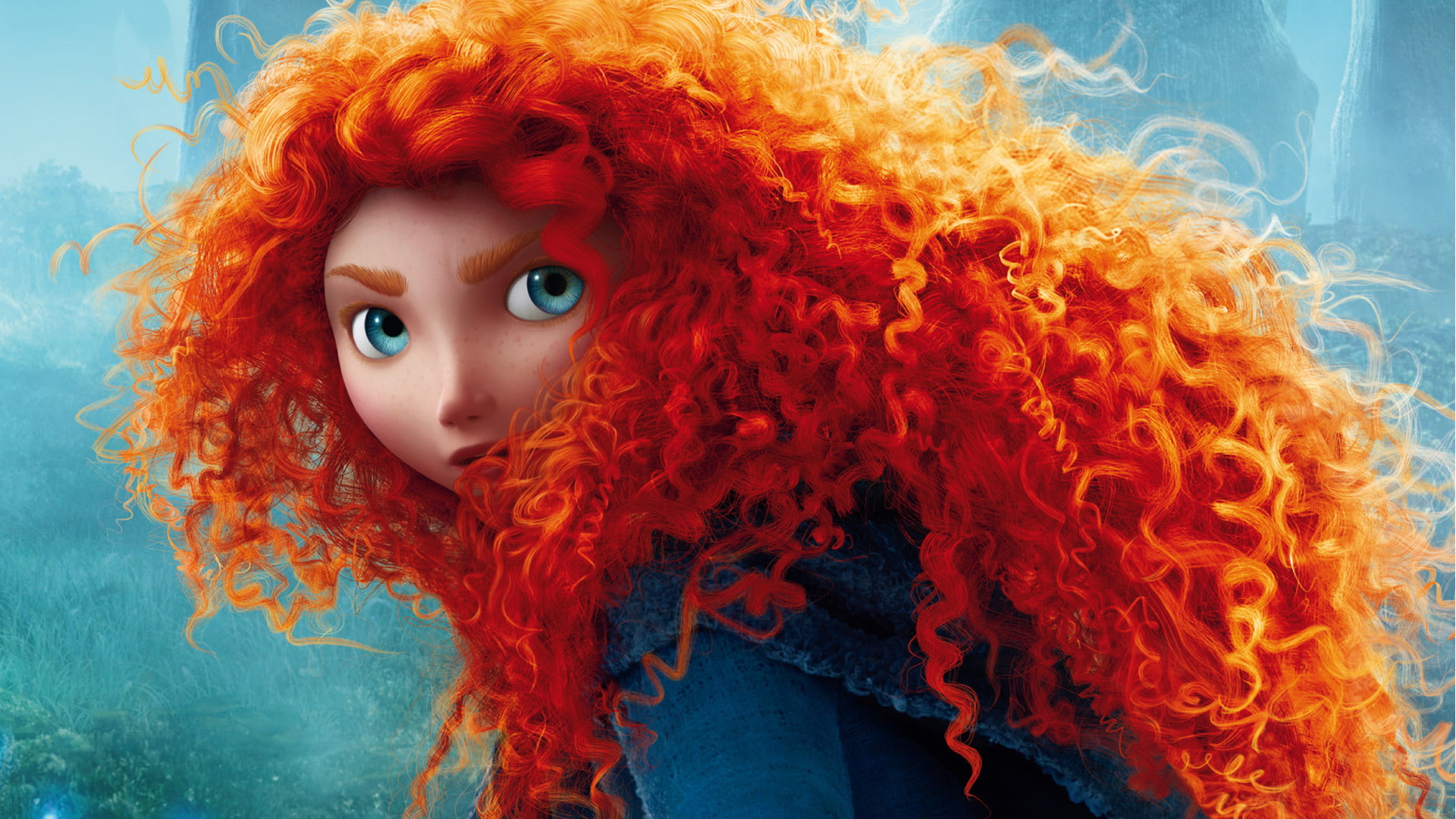 princess, 1080P, merida, brave, HD Wallpaper