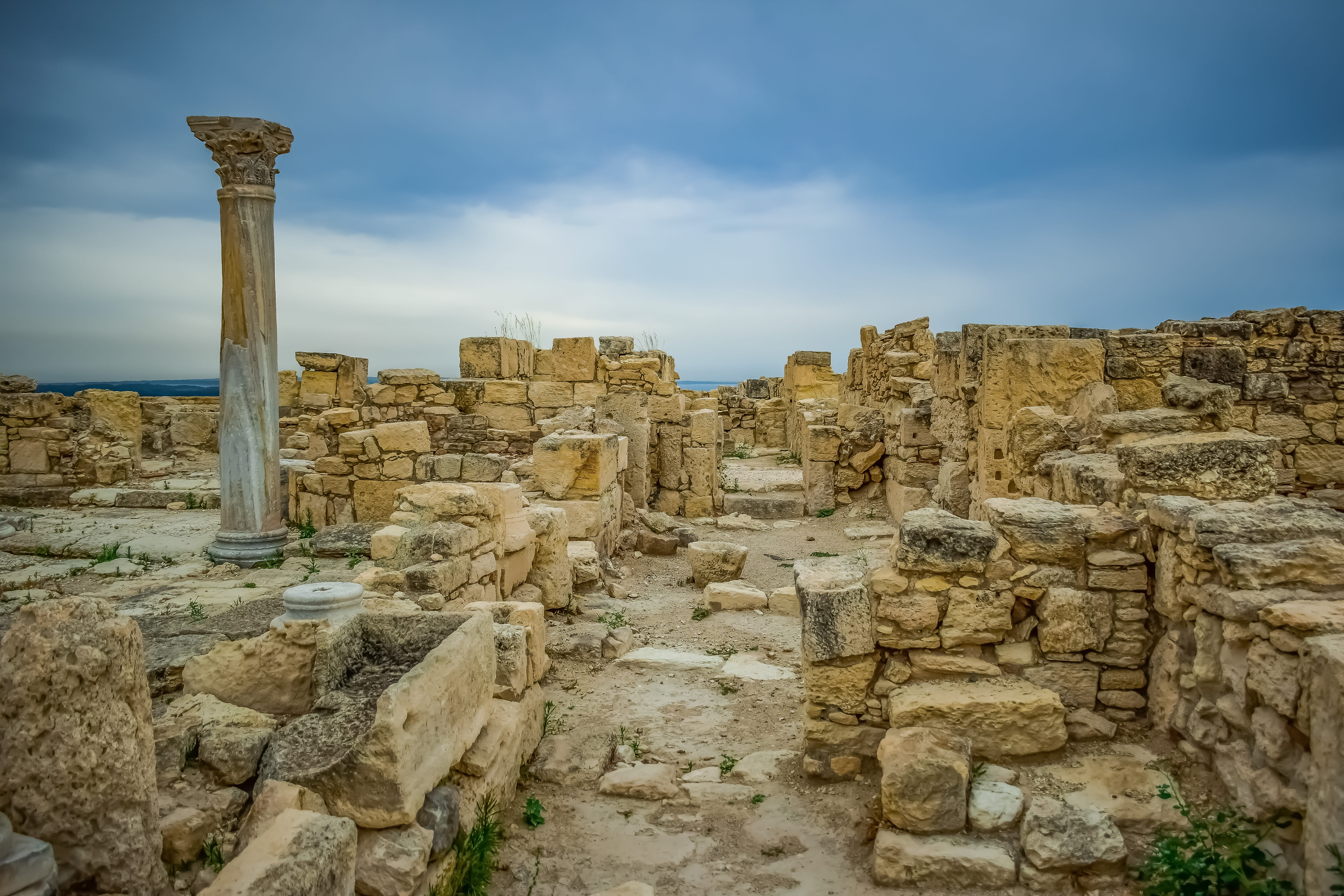 architecture, archaeology, ruined, solid, archeology, the past, landscape, nature, no people, greek, mediterranean, sky, old ruin, outdoors, bad condition, HD Wallpaper