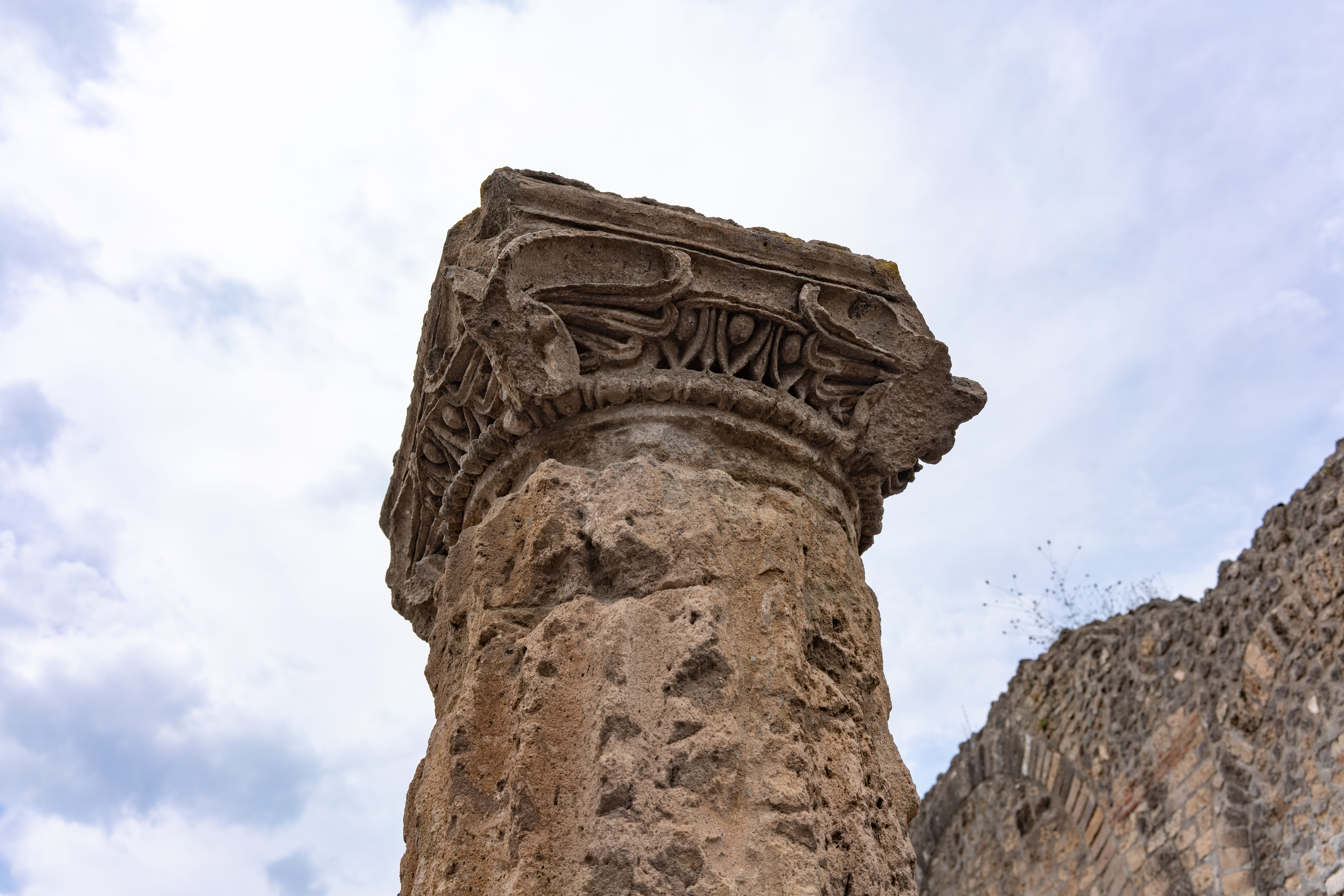 ancient, the past, art and craft, cloud - sky, architecture, nature, scuplture, Napels, ancient civilization, archaeology, travel, sky, column, day, travel destinations, HD Wallpaper