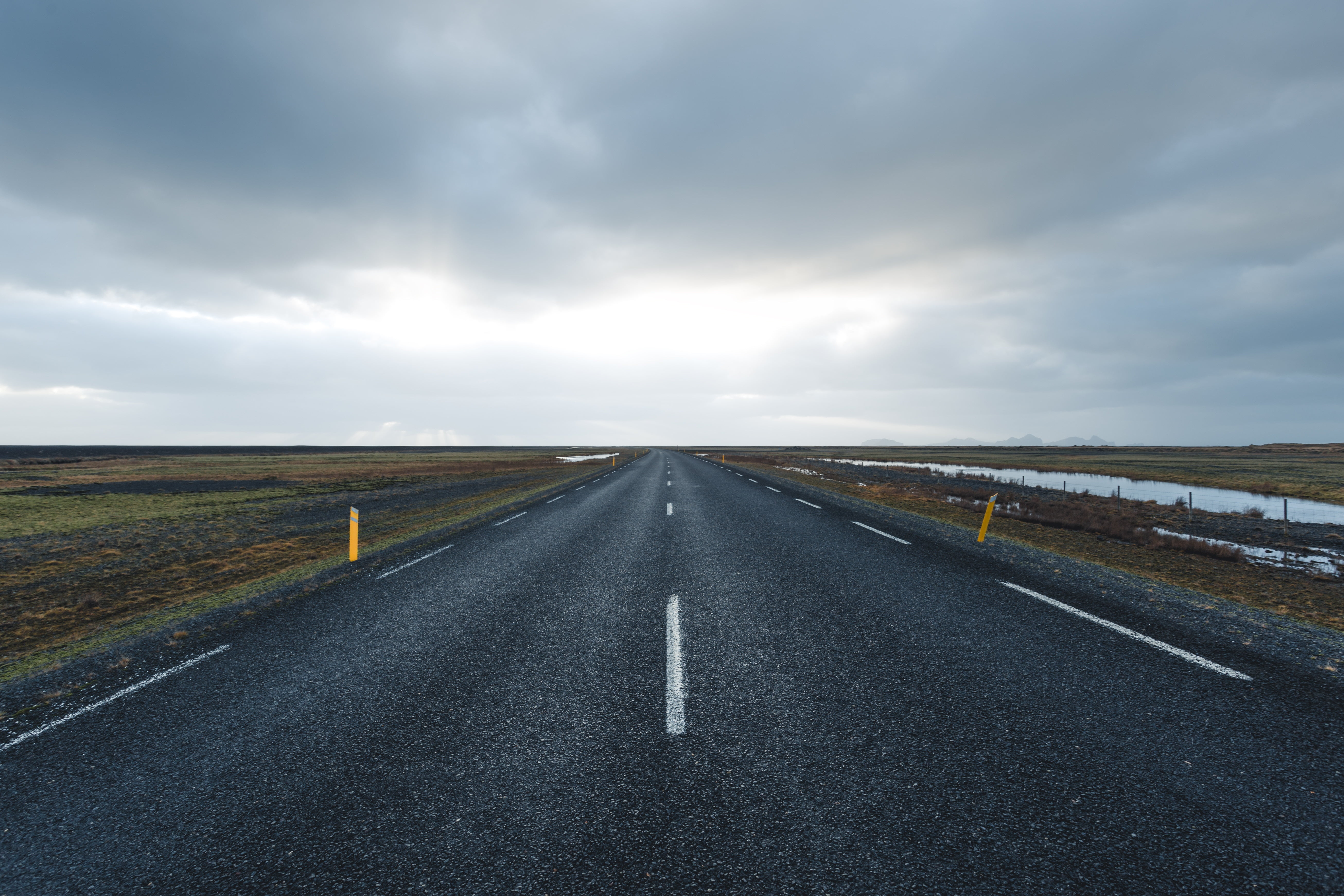 straight, marking, land, long, 5K, dividing Line, rural Scene, environment, field, asphalt, diminishing perspective, travel, non-Urban Scene, transportation, HD Wallpaper