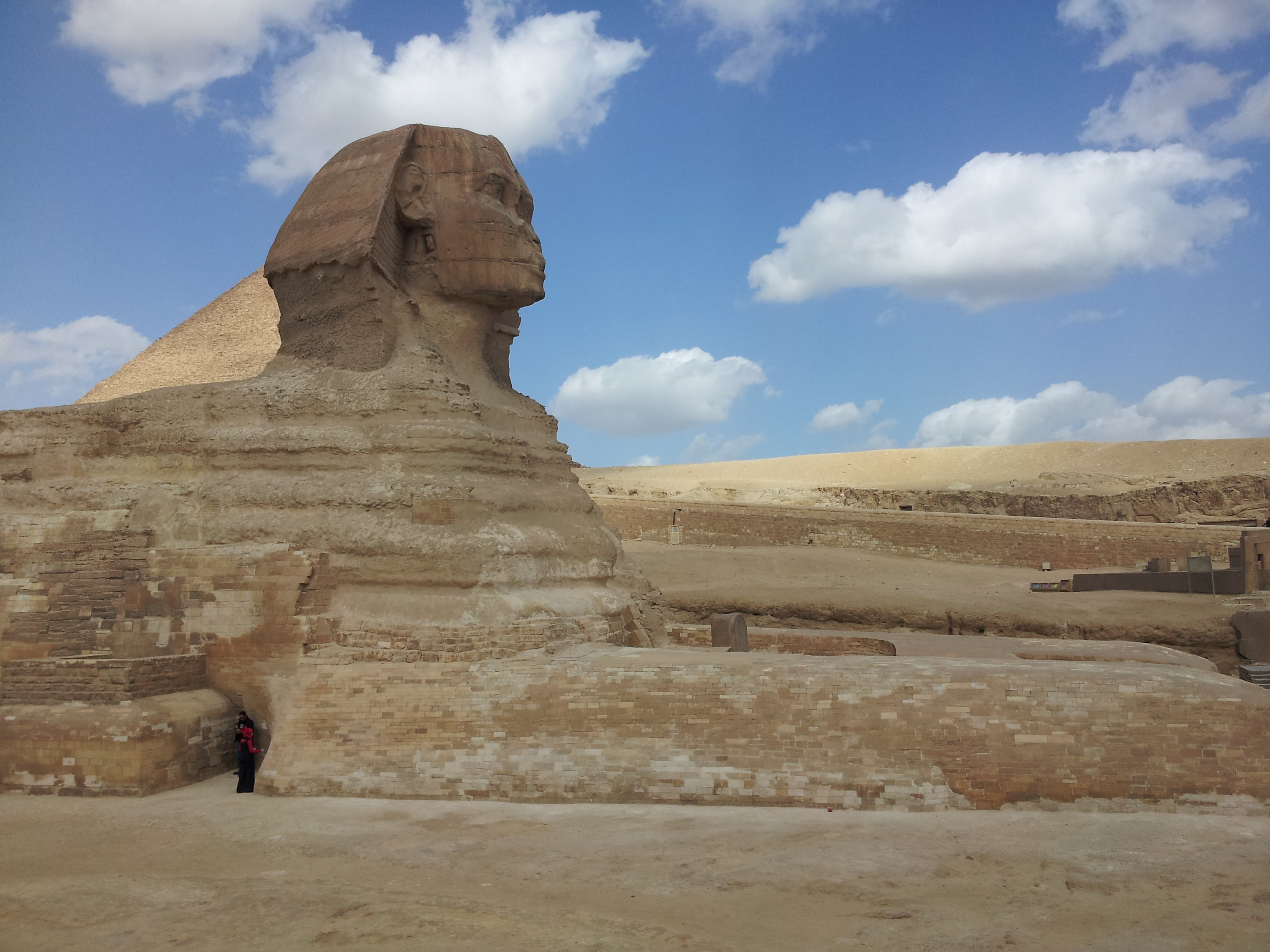 history, pyramid, stone, old ruin, landscape, representation, ancient, giza, archaeology, egypt, built structure, nature, architecture, great, sculpture, HD Wallpaper